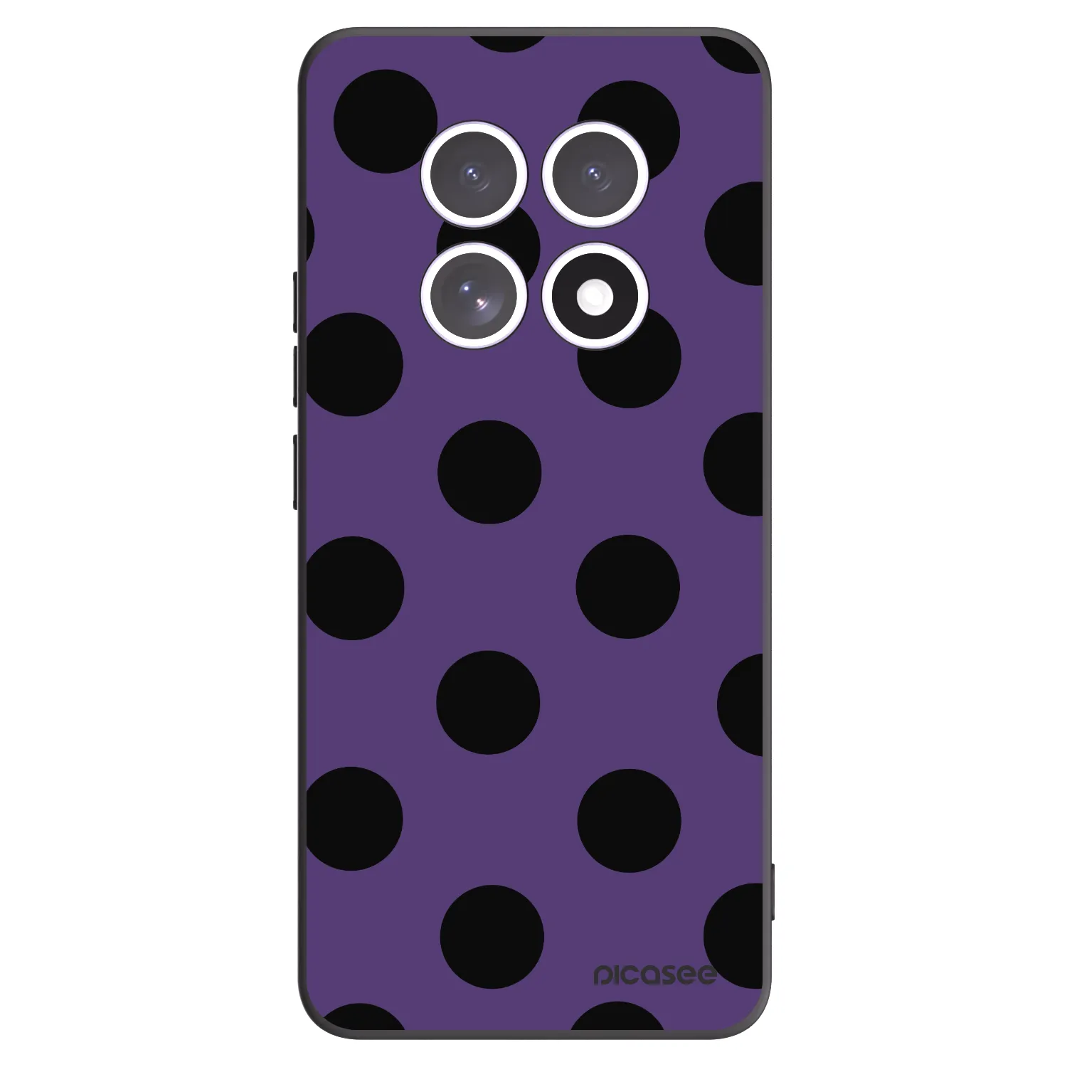Picasee Xiaomi Redmi Note 15 5G Hülle - Schwarzes Silikon - Big flickers 2