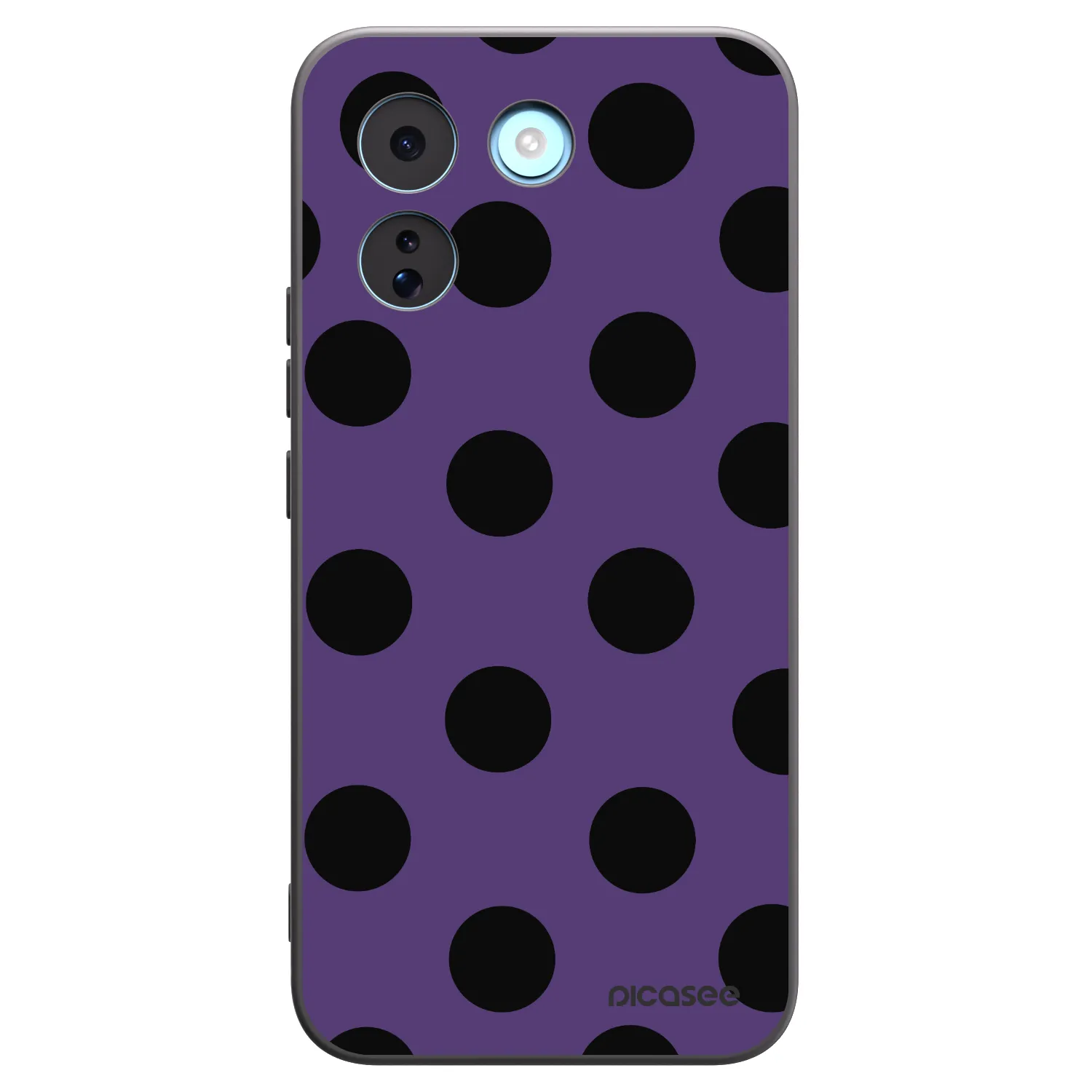 Picasee Xiaomi Redmi Note 17 Pro MAX 5G Hülle - Schwarzes Silikon - Big flickers 2