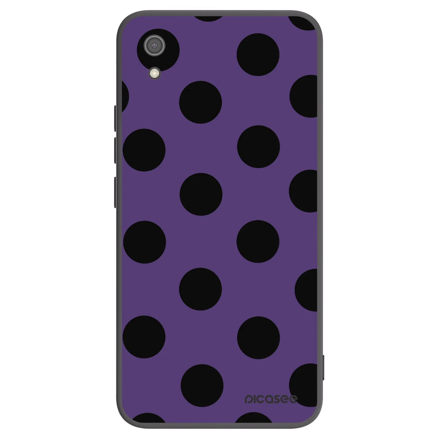 Picasee Xiaomi Redmi 7A Hülle - Schwarzes Silikon - Big flickers 2