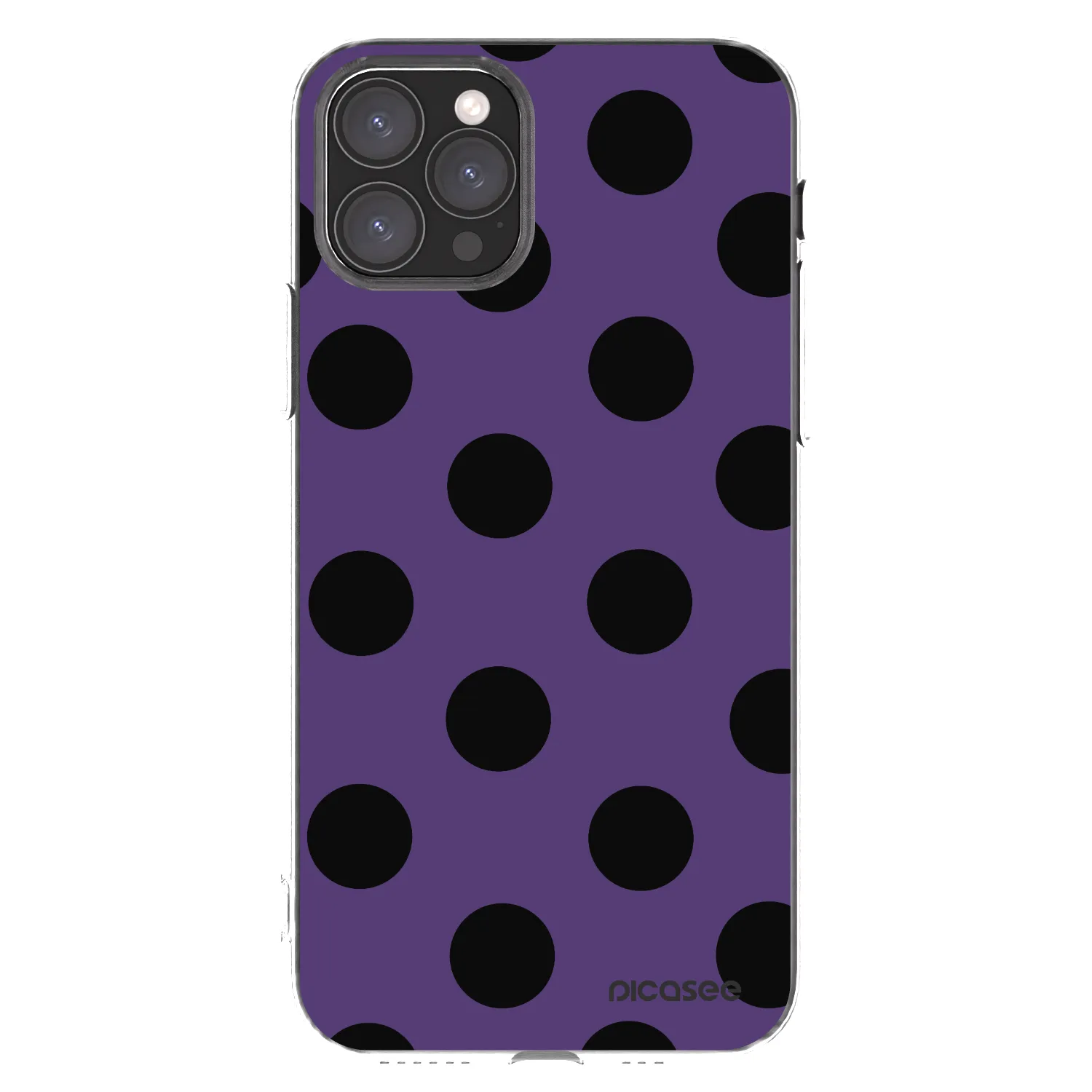 Picasee Apple iPhone 11 Pro Hülle - Transparentes Silikon - Big flickers 2