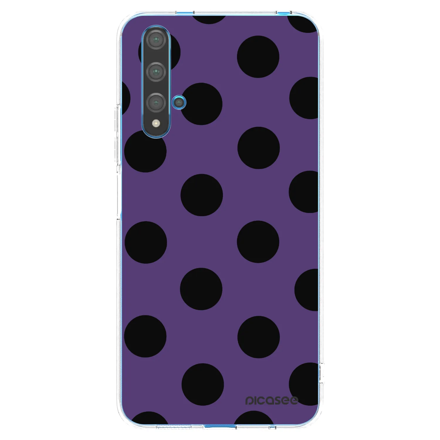 Picasee Huawei Nova 5T Hülle - Transparentes Silikon - Big flickers 2
