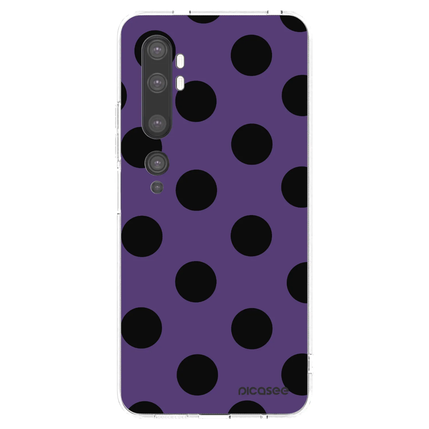 Picasee Xiaomi Mi Note 10 (Pro) Hülle - Transparentes Silikon - Big flickers 2