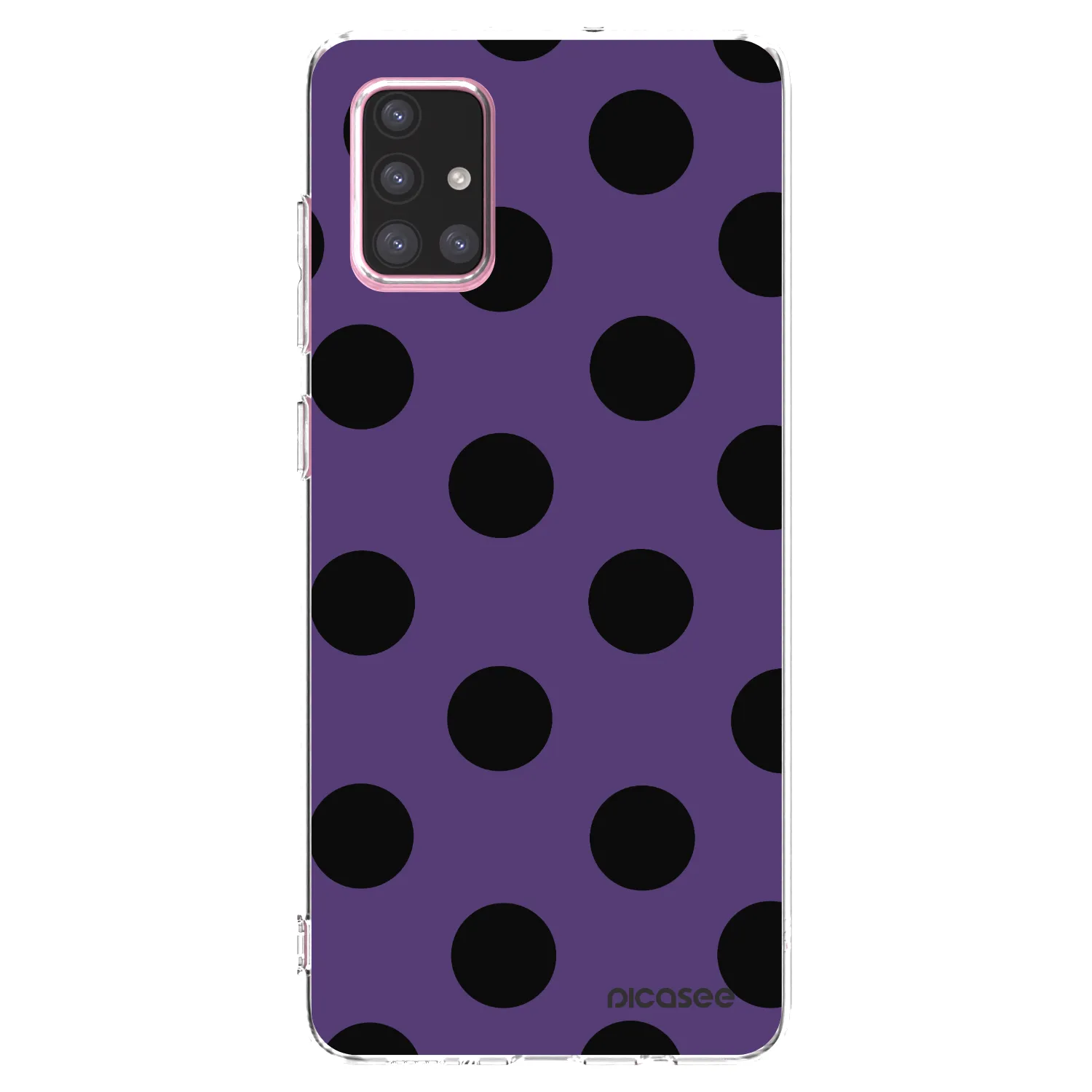 Picasee Samsung Galaxy A71 A715F Hülle - Transparentes Silikon - Big flickers 2