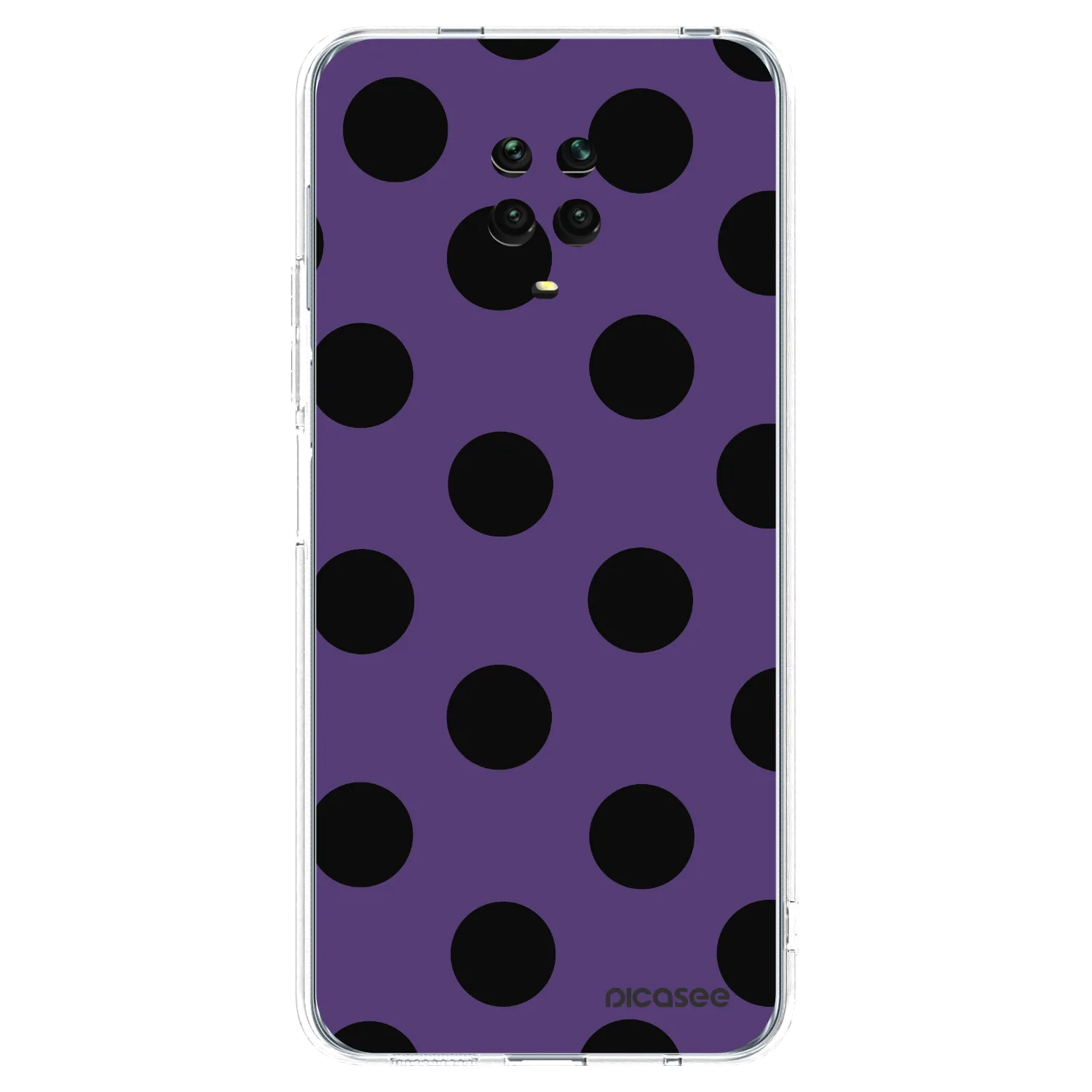 Picasee Xiaomi Redmi Note 9S Hülle - Transparentes Silikon - Big flickers 2