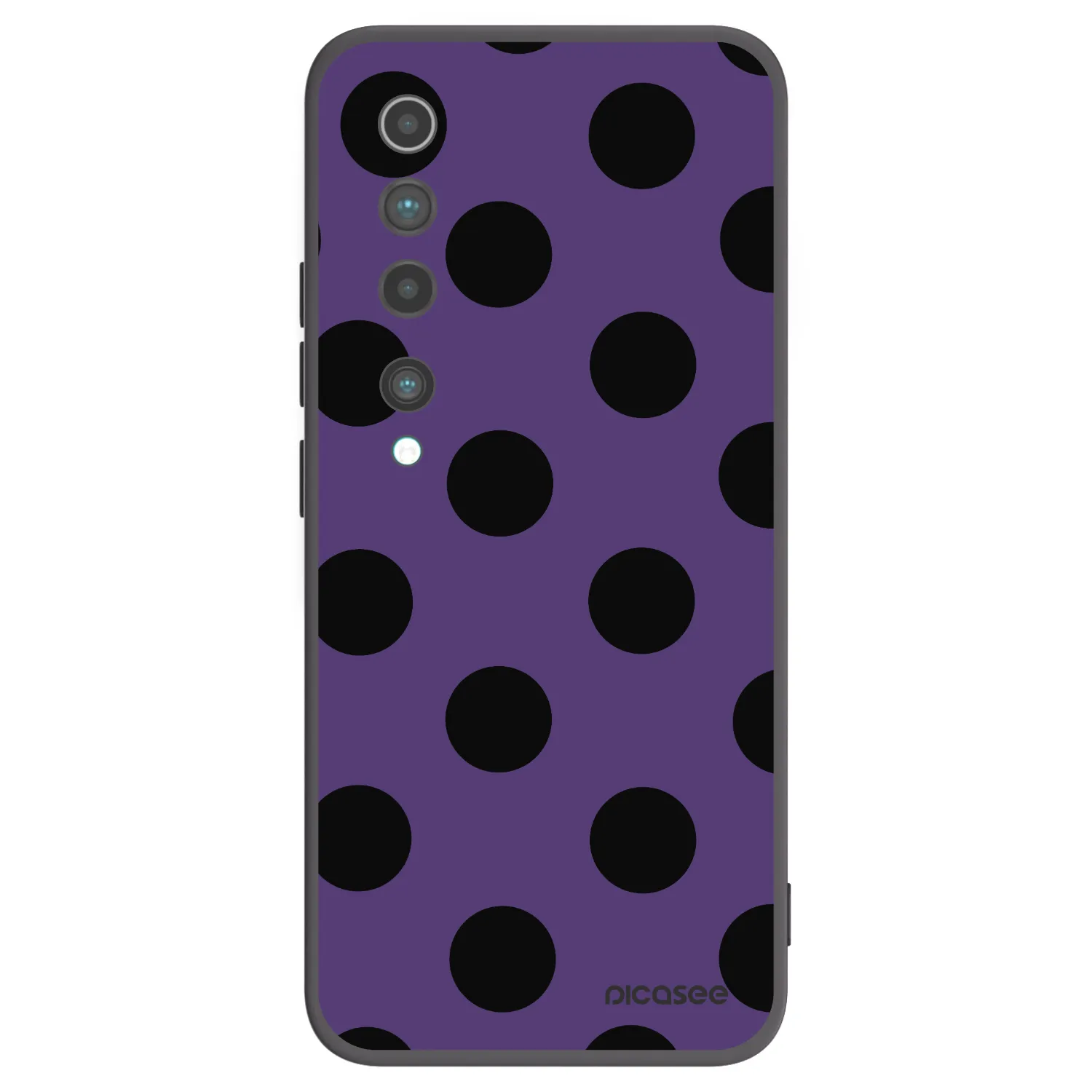 Picasee Xiaomi Mi 10 Hülle - Schwarzes Silikon - Big flickers 2