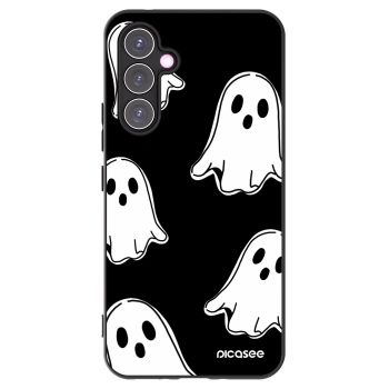 Picasee Samsung Galaxy A54 5G A546B Hülle - Schwarzes Silikon - Black ghosts