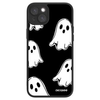 Picasee ULTIMATE CASE MagSafe für Apple iPhone 15 Plus - Black ghosts