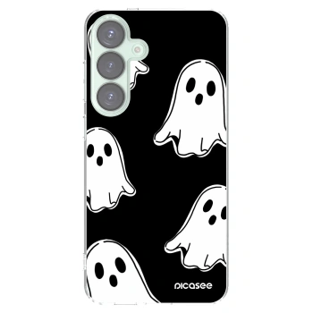 Picasee Samsung Galaxy S25+ 5G Hülle - Transparentes Silikon - Black ghosts