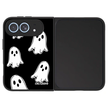 Picasee ULTIMATE CASE MagSafe für Apple iPhone Duo - Black ghosts