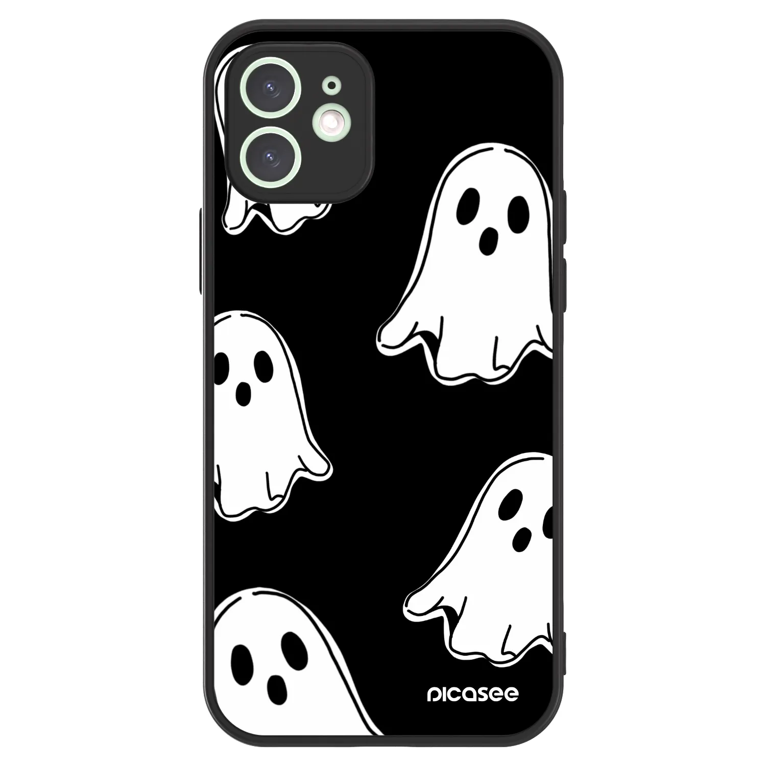 Picasee ULTIMATE CASE für Apple iPhone 12 - Black ghosts