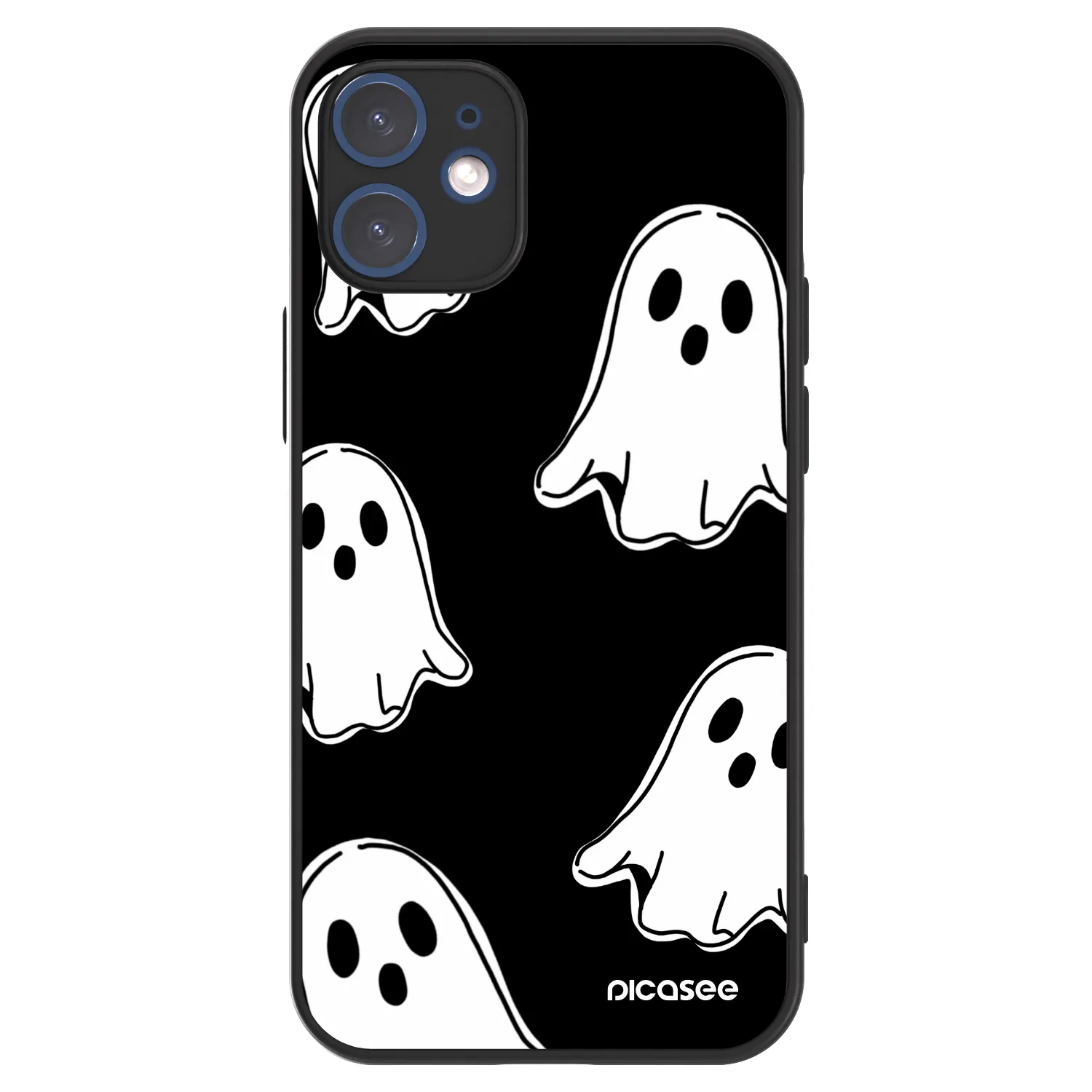Picasee ULTIMATE CASE für Apple iPhone 12 mini - Black ghosts