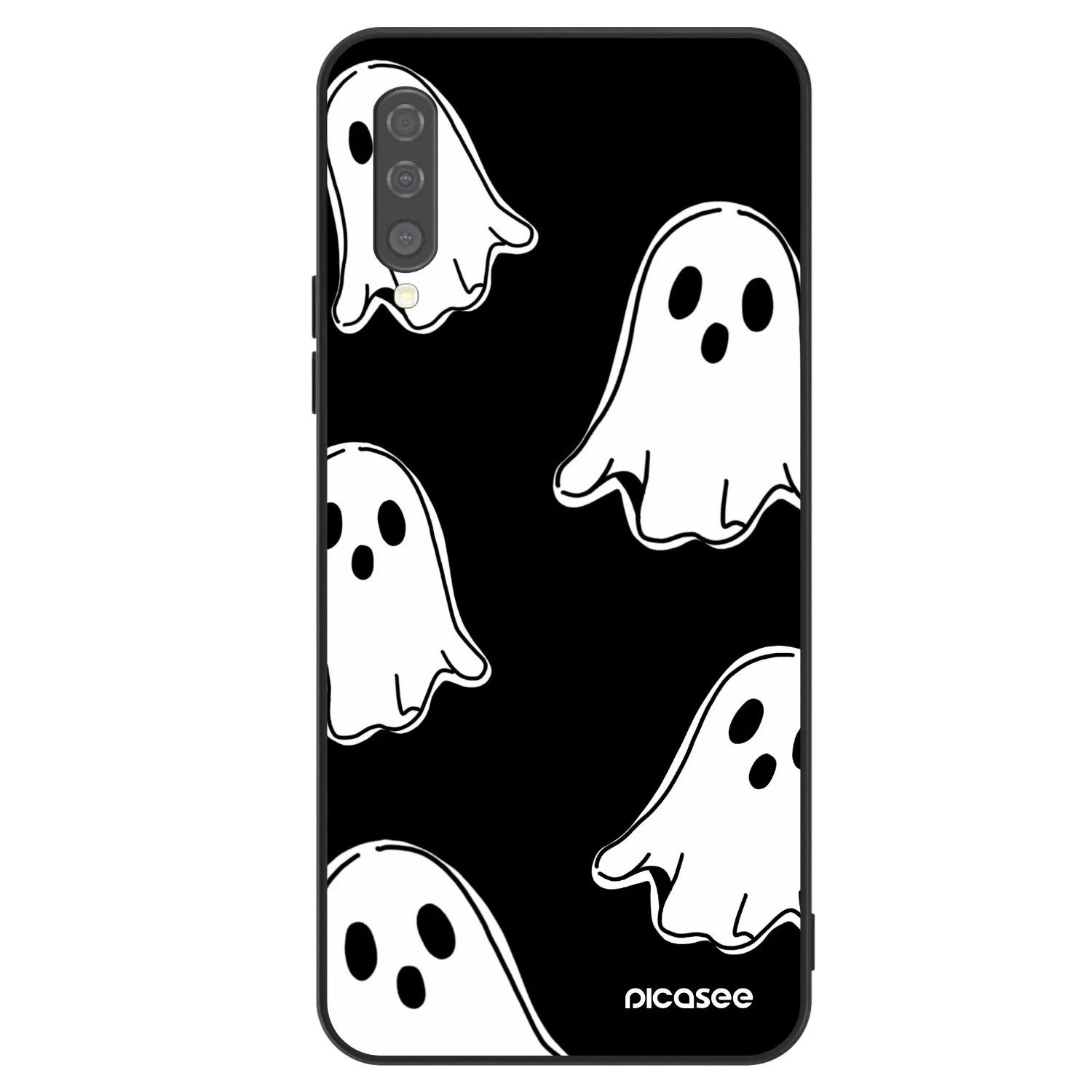 Picasee ULTIMATE CASE für Samsung Galaxy A50 A505F - Black ghosts