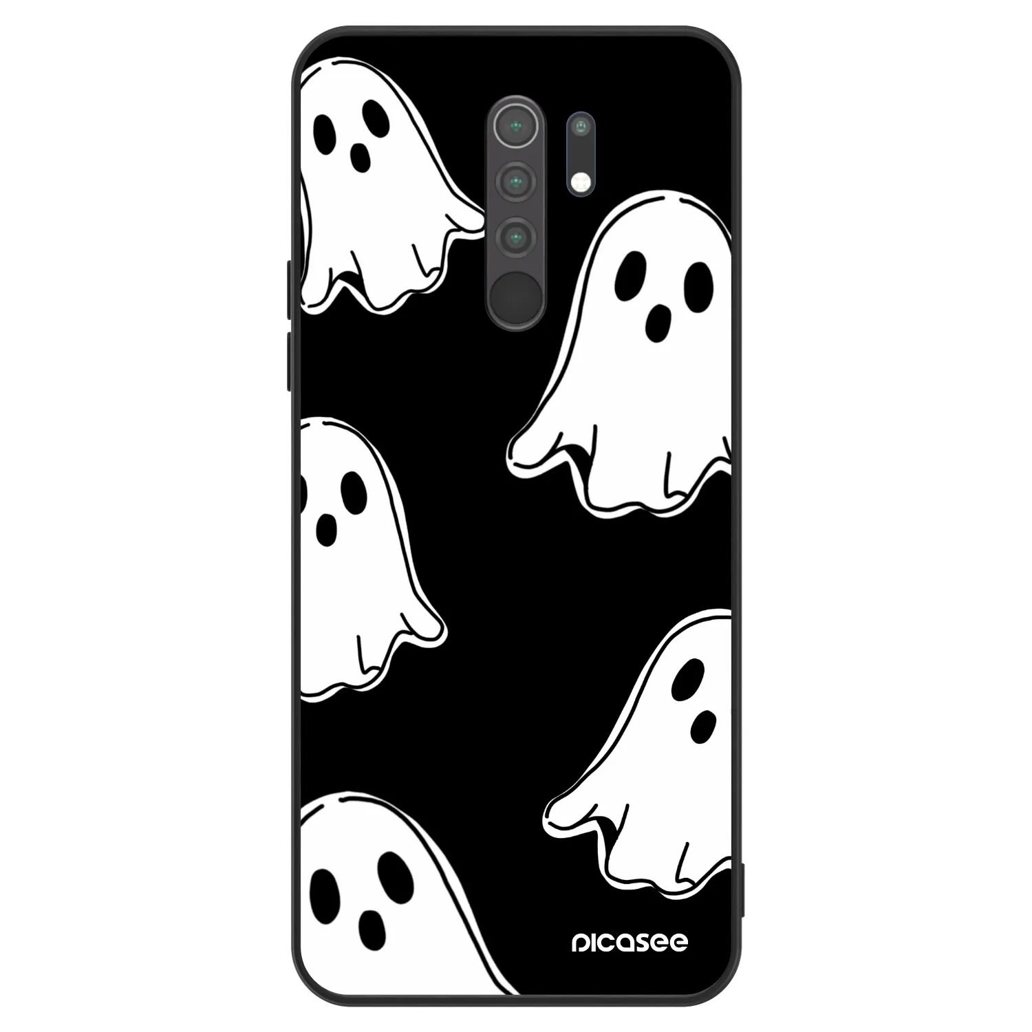Picasee ULTIMATE CASE für Xiaomi Redmi 9 - Black ghosts