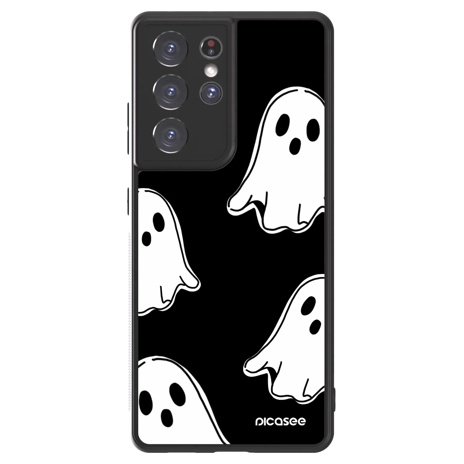 Picasee ULTIMATE CASE für Samsung Galaxy S21 Ultra 5G G998B - Black ghosts