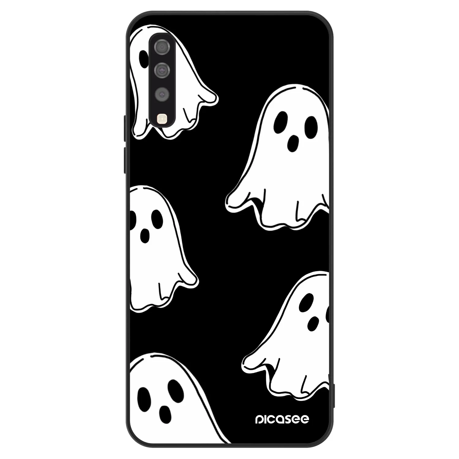Picasee ULTIMATE CASE für Samsung Galaxy A70 A705F - Black ghosts