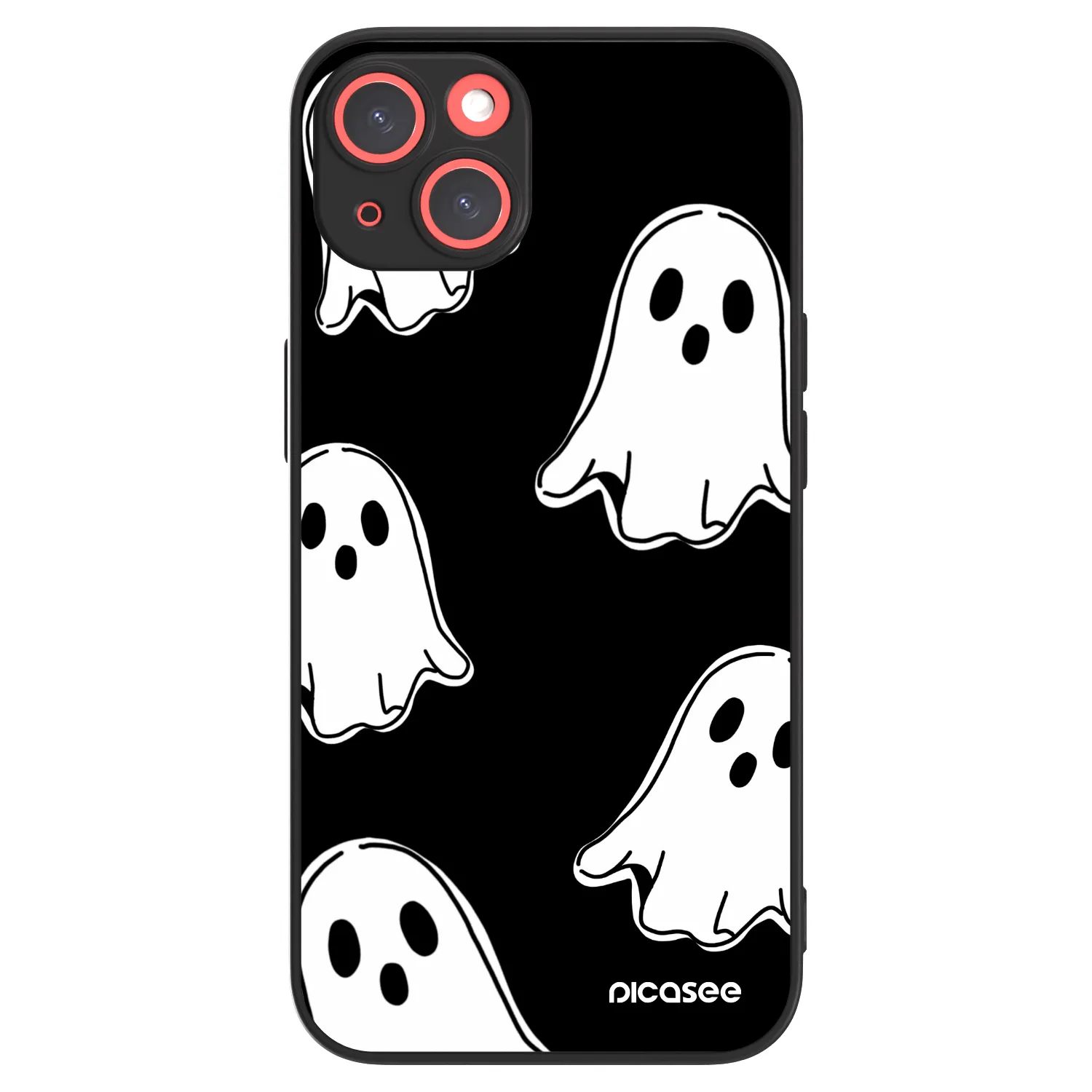Picasee ULTIMATE CASE für Apple iPhone 13 - Black ghosts