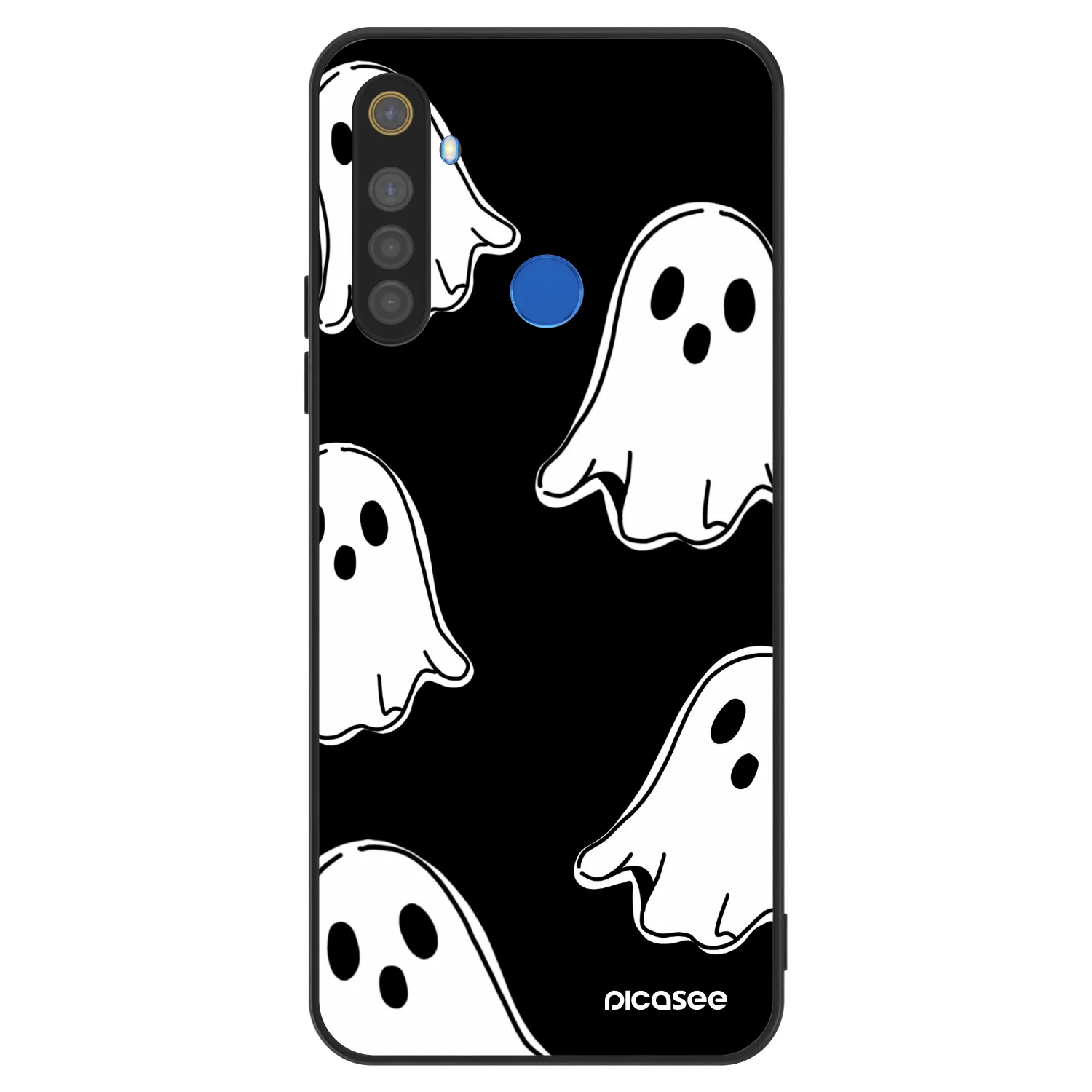 Picasee ULTIMATE CASE für Realme 5 - Black ghosts
