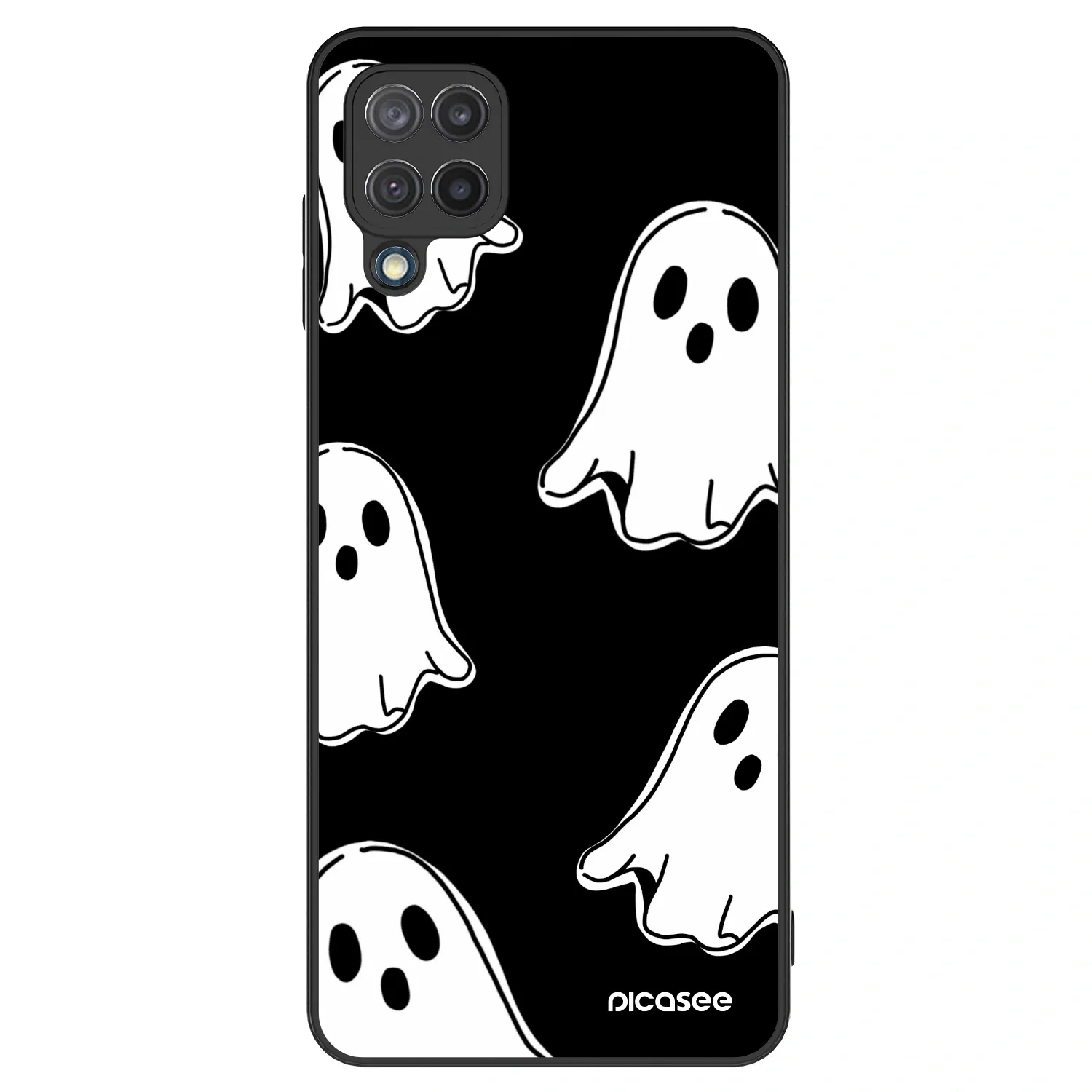 Picasee ULTIMATE CASE für Samsung Galaxy M12 M127F - Black ghosts