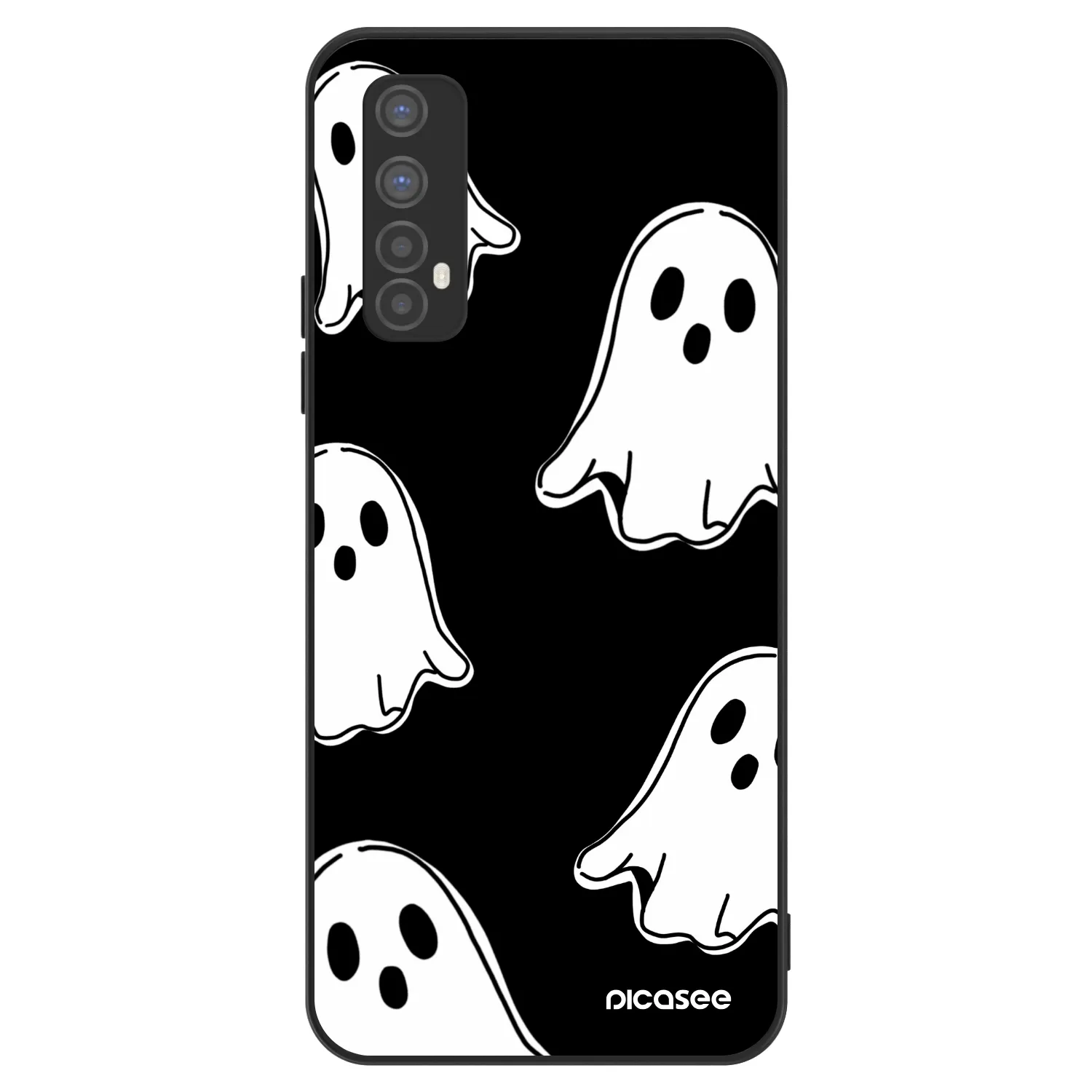 Picasee ULTIMATE CASE für Realme 7 - Black ghosts