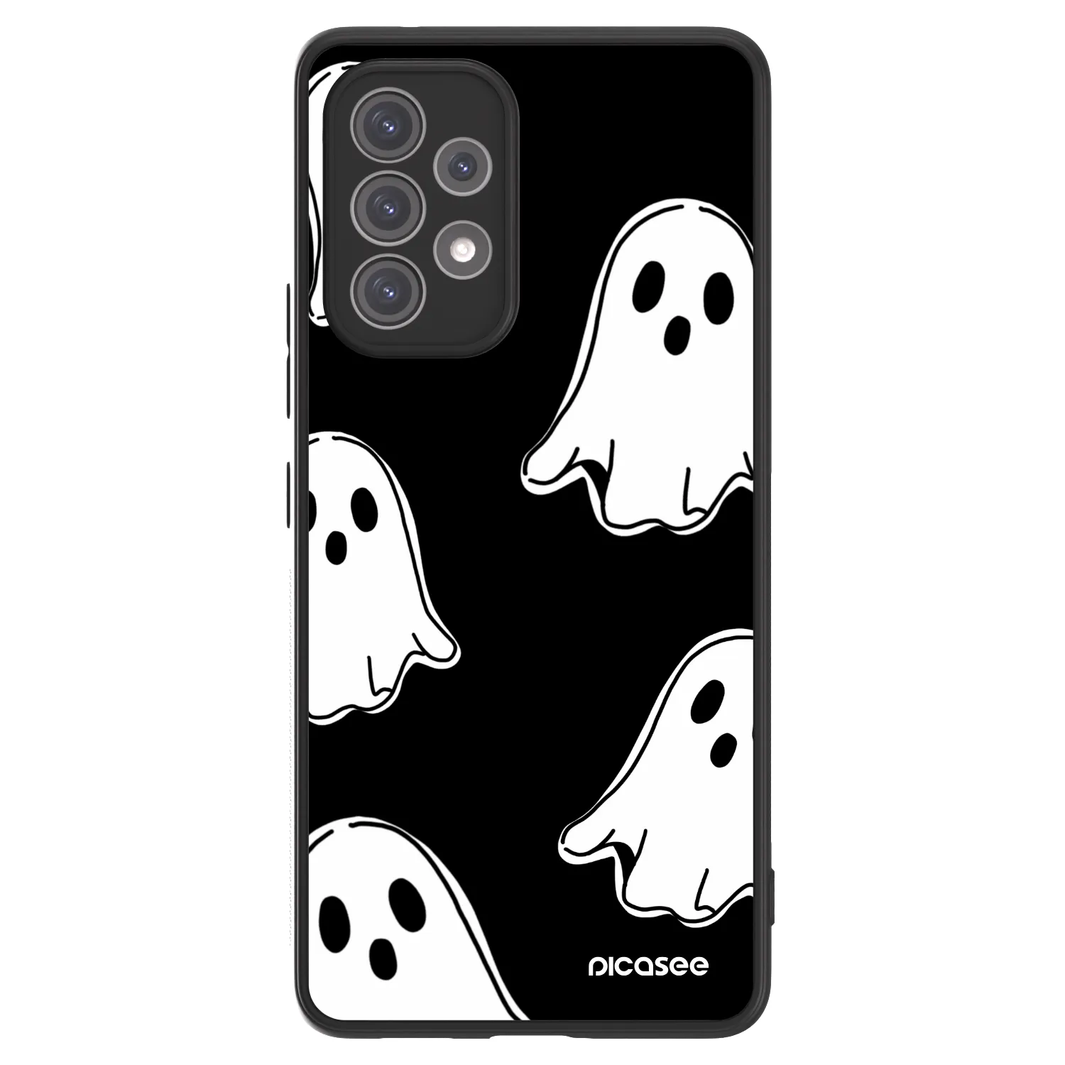 Picasee ULTIMATE CASE für Samsung Galaxy A52s 5G A528B - Black ghosts