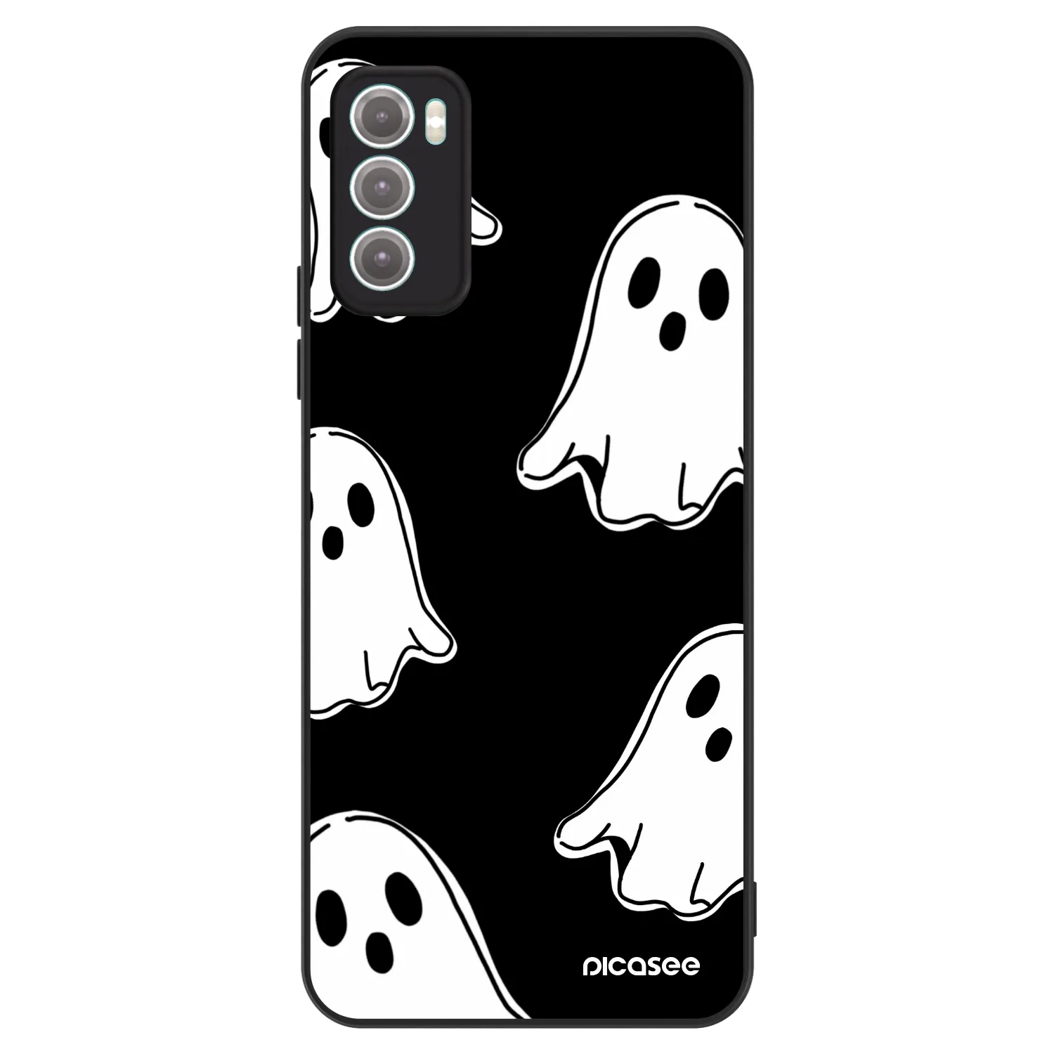 Picasee ULTIMATE CASE für Motorola Moto G60 - Black ghosts