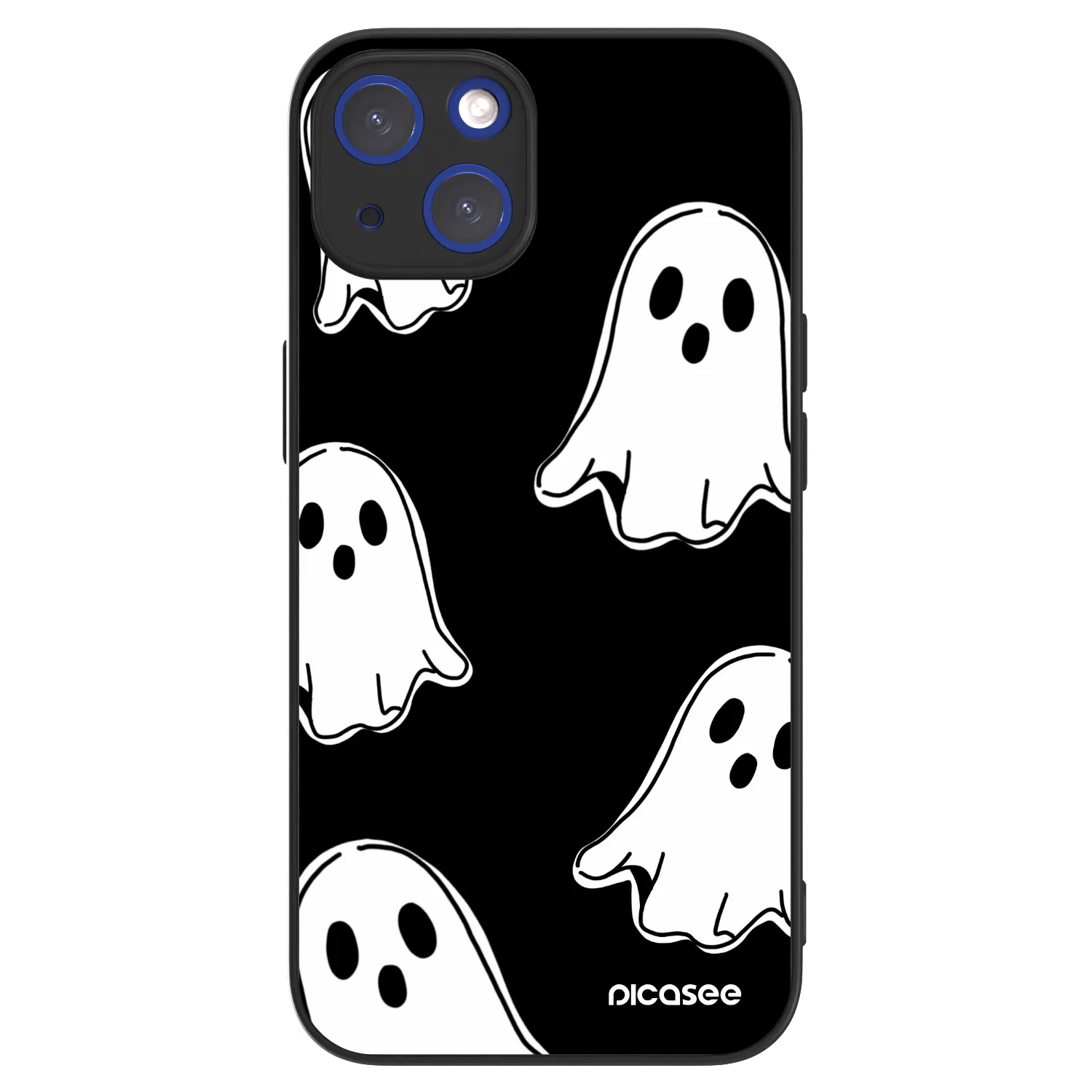 Picasee ULTIMATE CASE für Apple iPhone 14 - Black ghosts