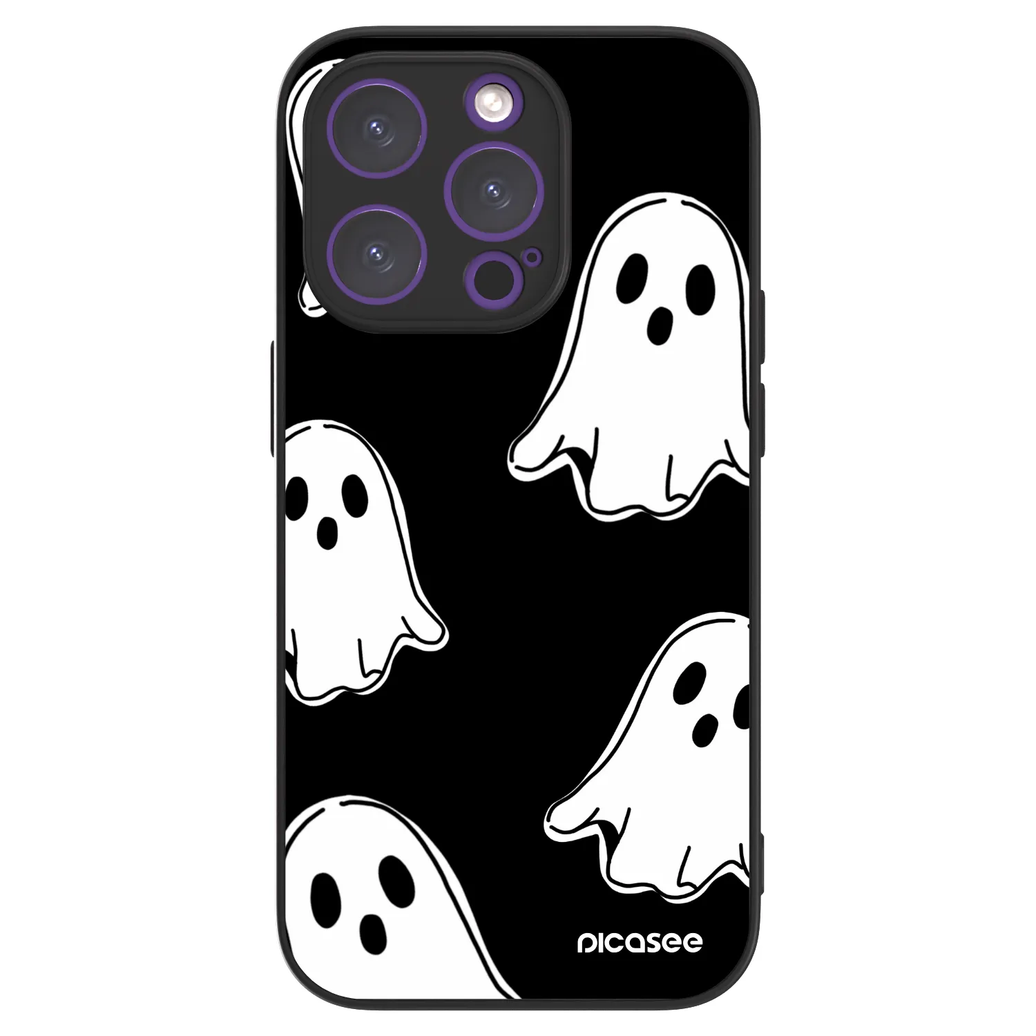 Picasee ULTIMATE CASE für Apple iPhone 14 Pro - Black ghosts