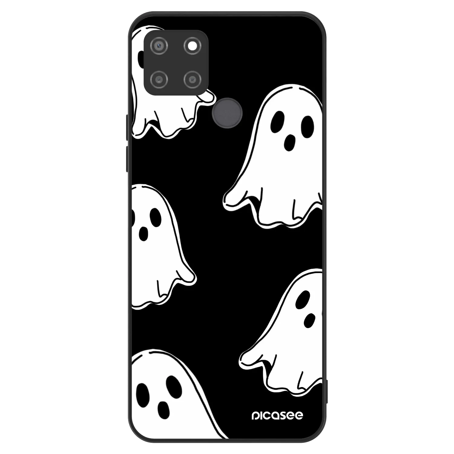 Picasee ULTIMATE CASE für Realme C21Y - Black ghosts