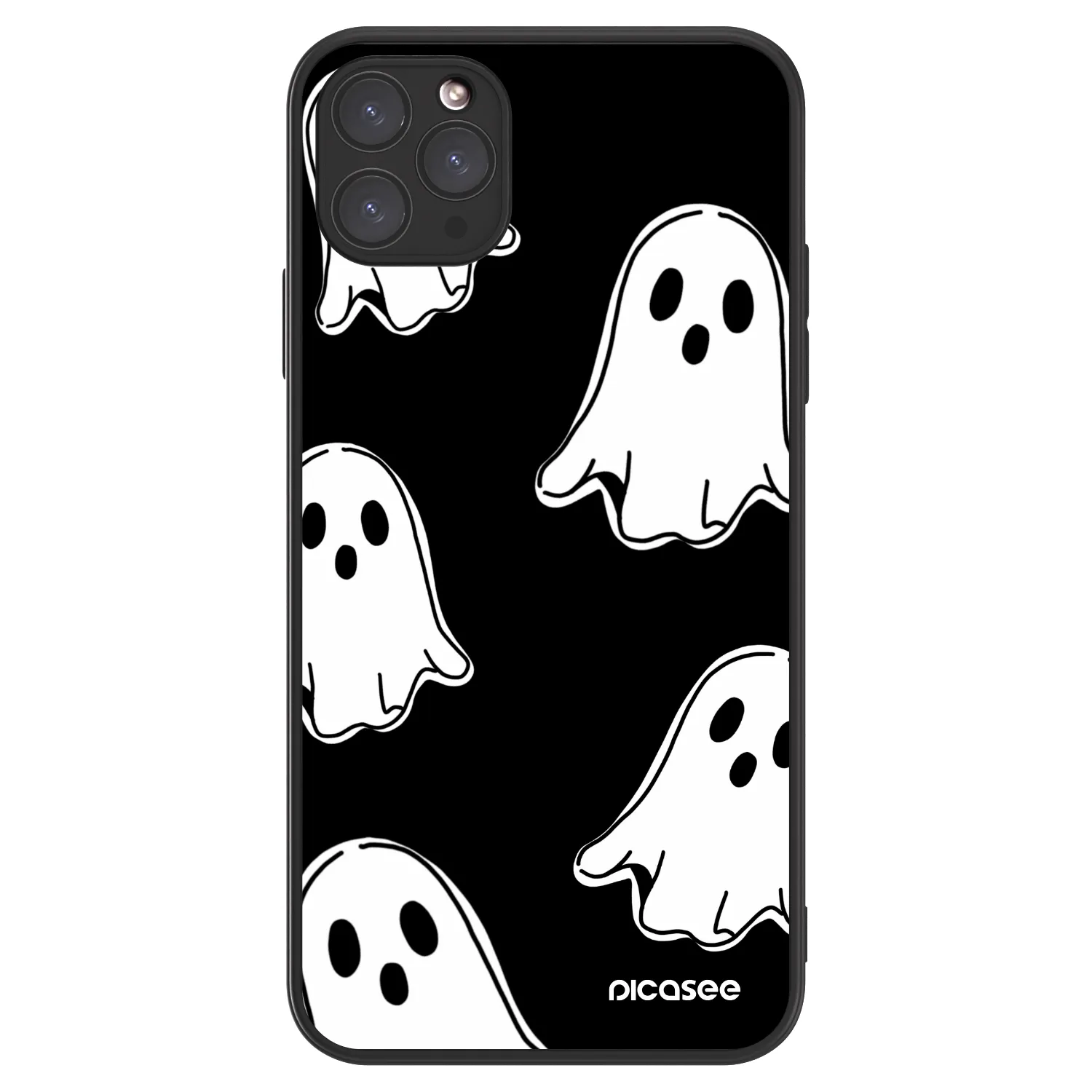 Picasee ULTIMATE CASE MagSafe für Apple iPhone 11 Pro Max - Black ghosts