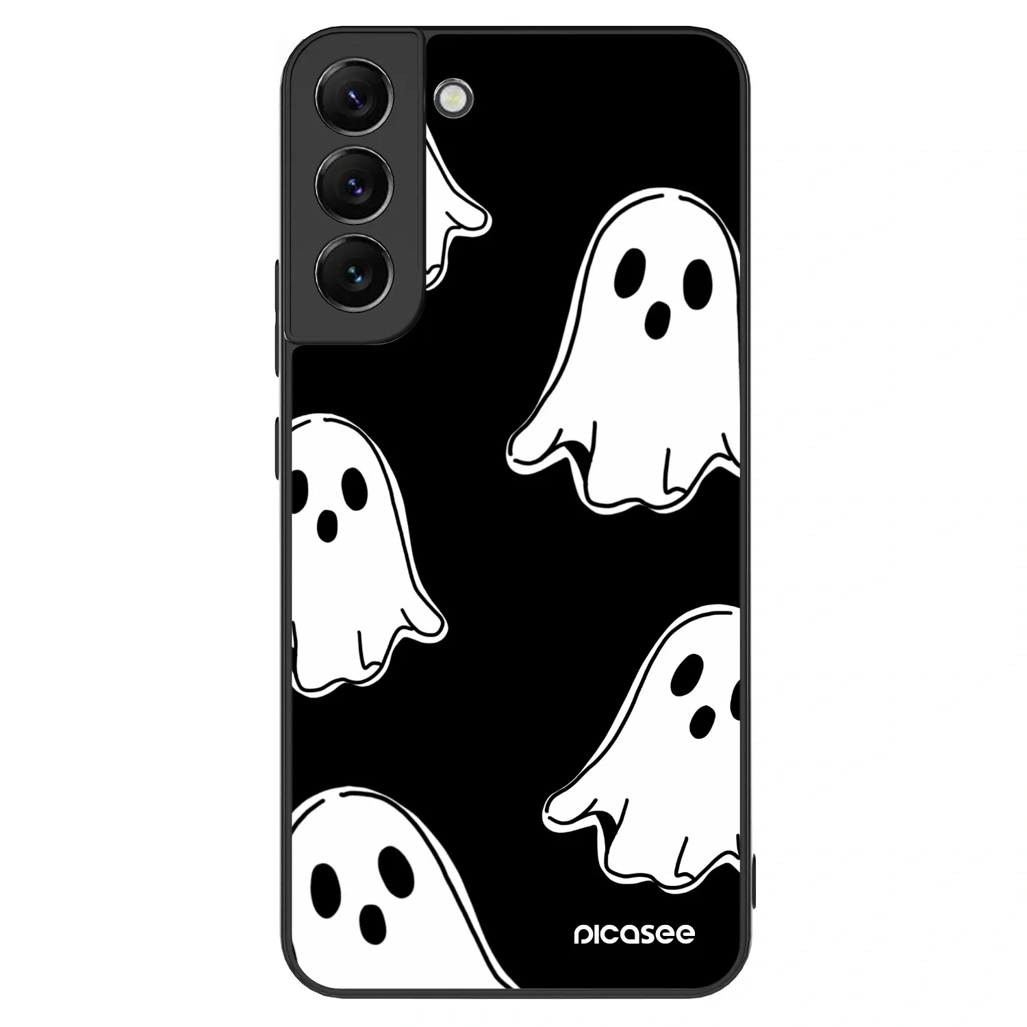Picasee ULTIMATE CASE PowerShare für Samsung Galaxy S22+ 5G - Black ghosts