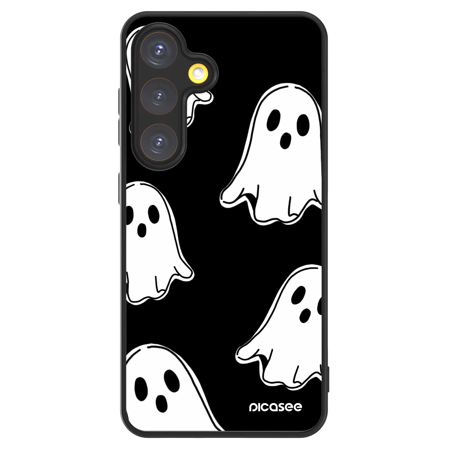 Picasee ULTIMATE CASE PowerShare für Samsung Galaxy S24 S921B 5G - Black ghosts