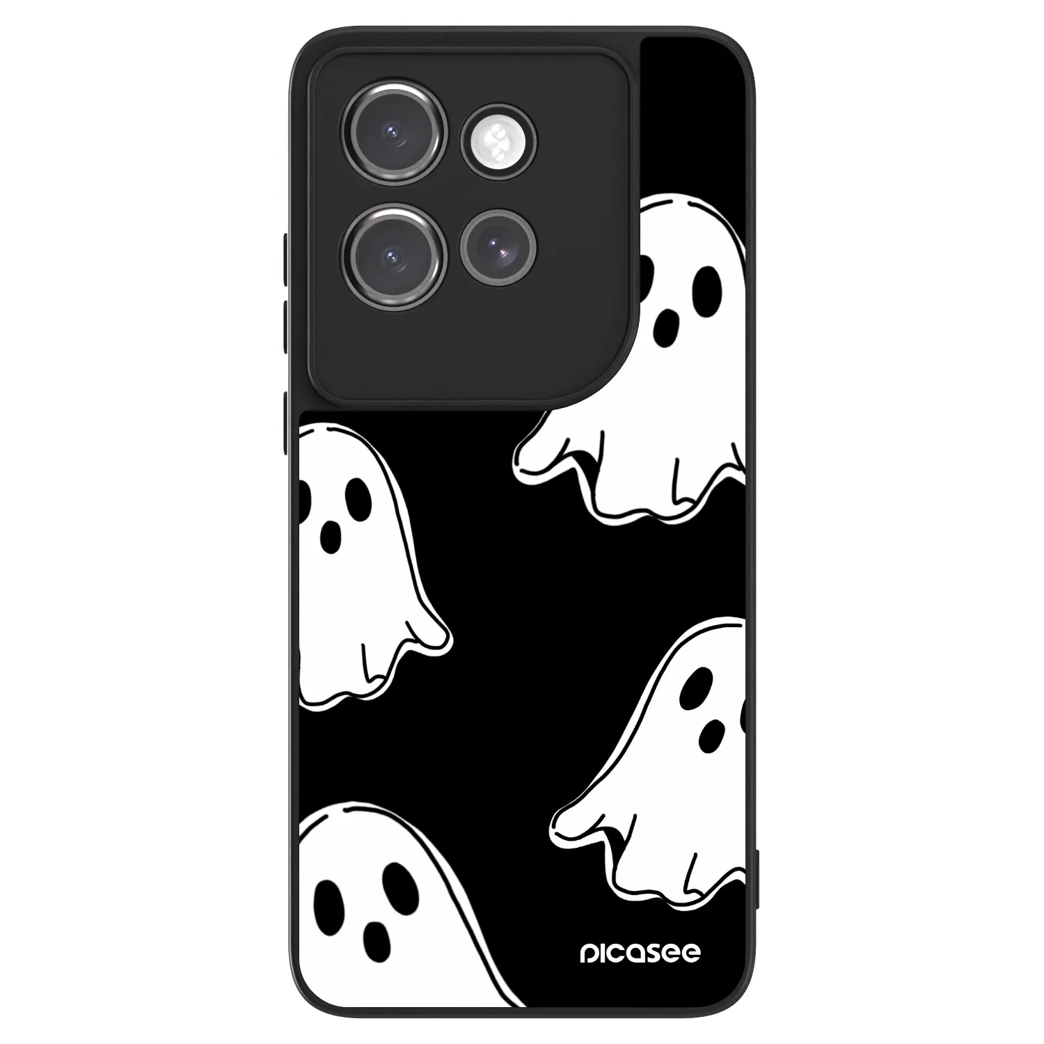 Picasee ULTIMATE CASE für Motorola Edge 50 Neo - Black ghosts