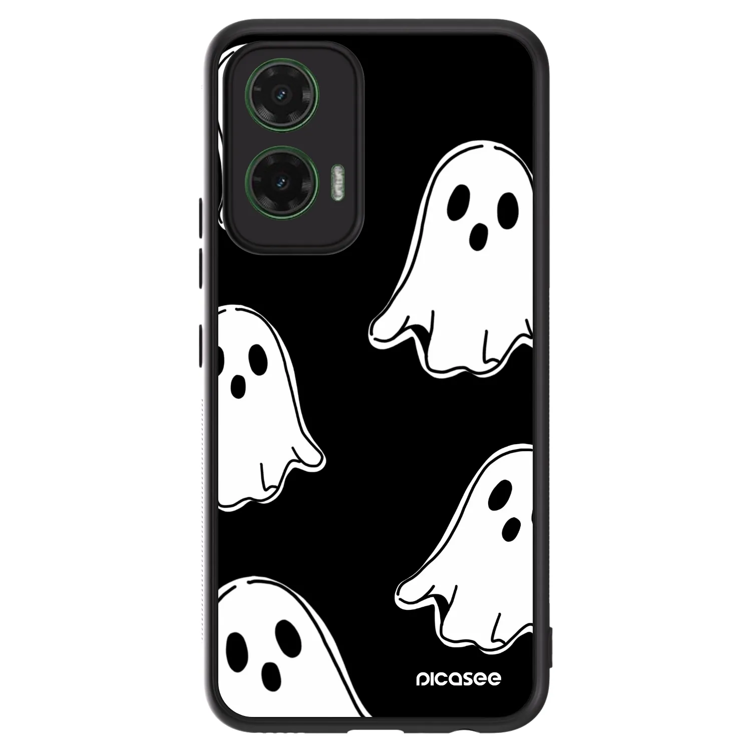 Picasee ULTIMATE CASE für Motorola Moto G35 5G - Black ghosts