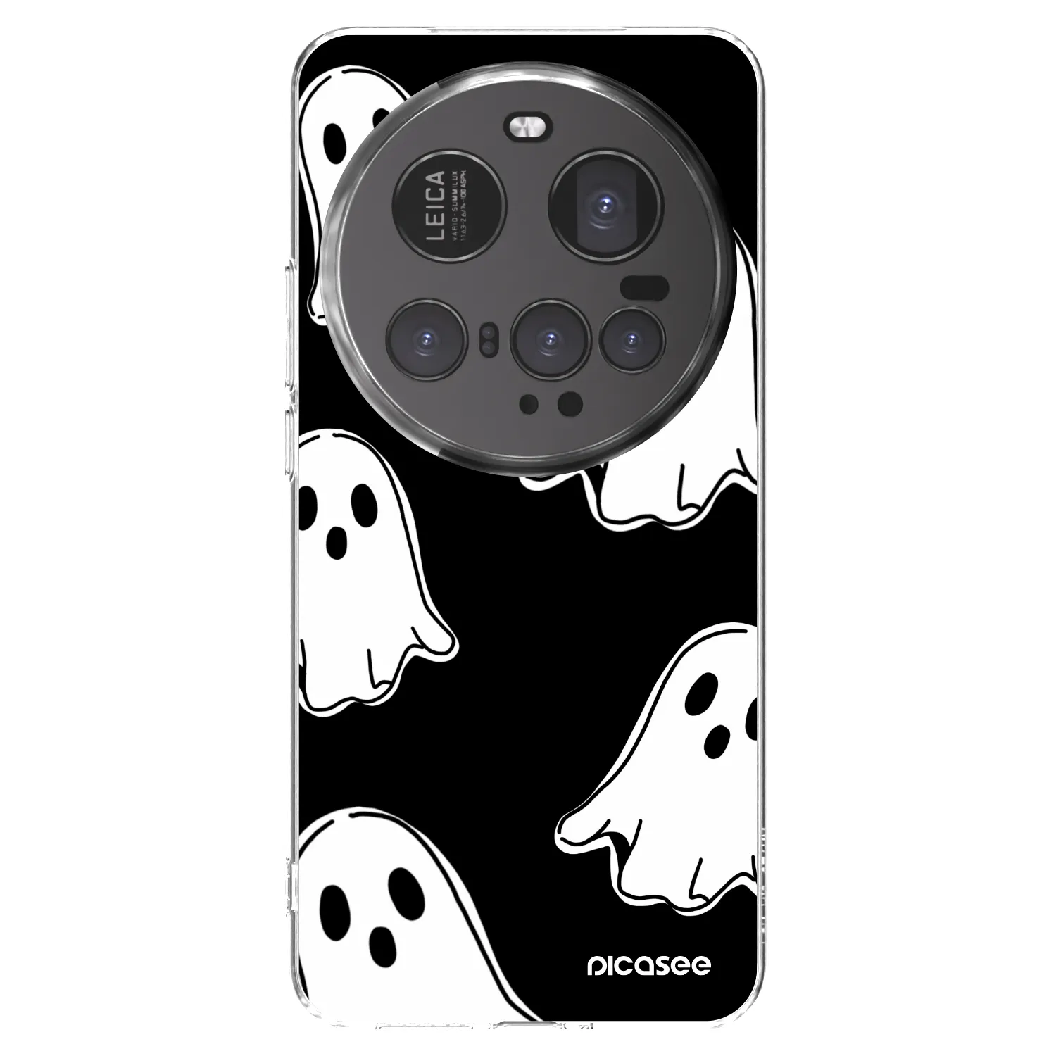 Picasee Xiaomi 15 Ultra Hülle - Transparentes Silikon - Black ghosts