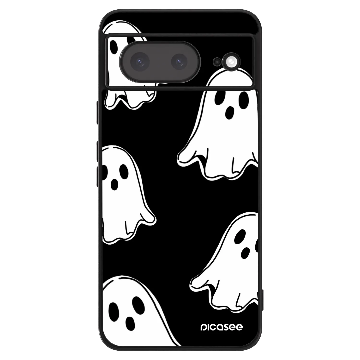 Picasee ULTIMATE CASE für Google Pixel 8a - Black ghosts