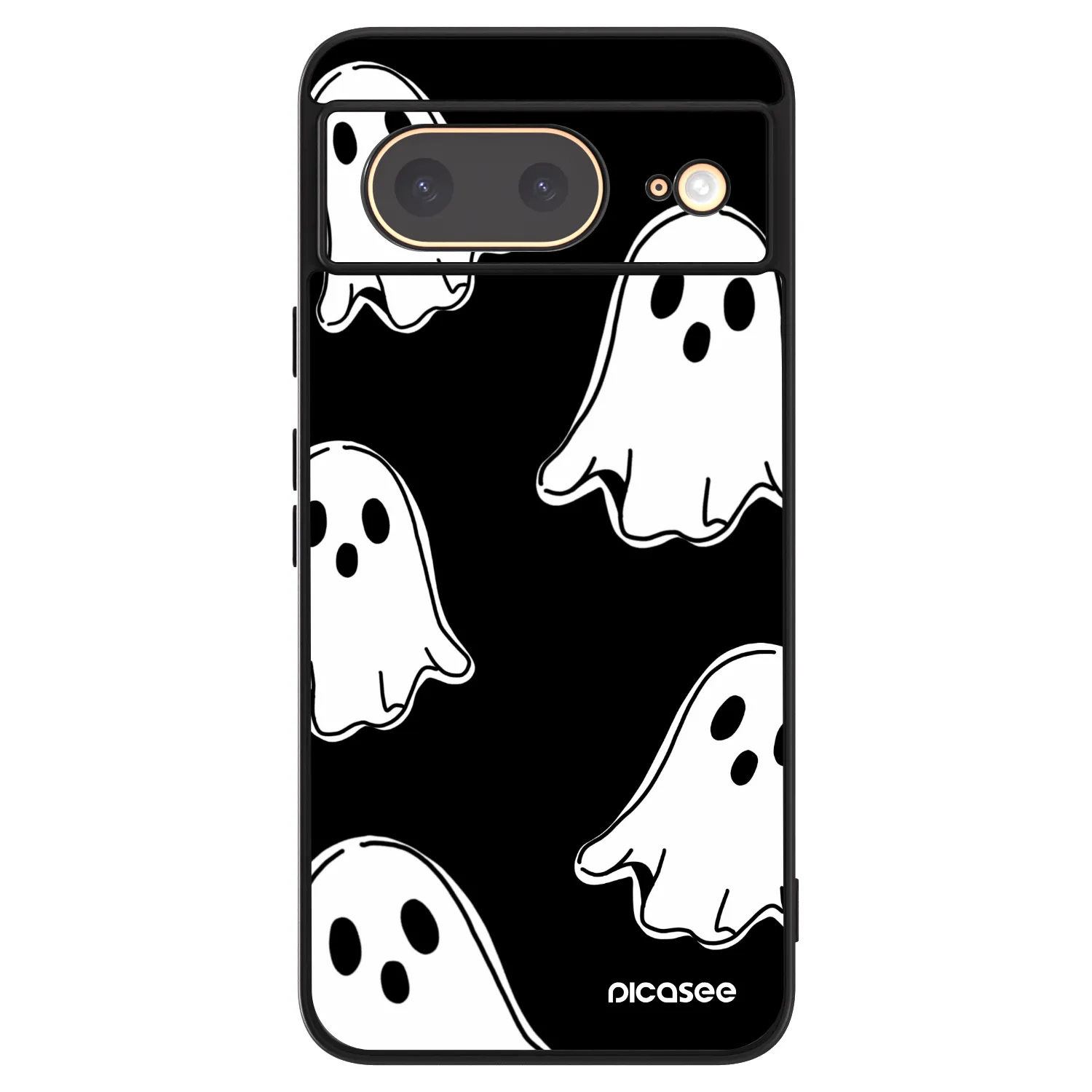 Picasee ULTIMATE CASE für Google Pixel 8 - Black ghosts