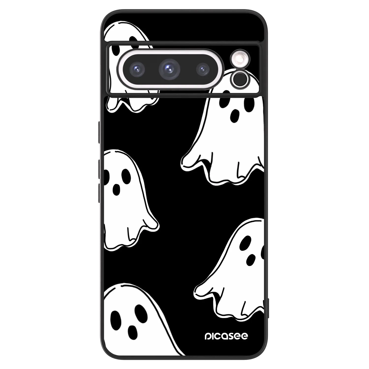 Picasee ULTIMATE CASE für Google Pixel 8 Pro - Black ghosts