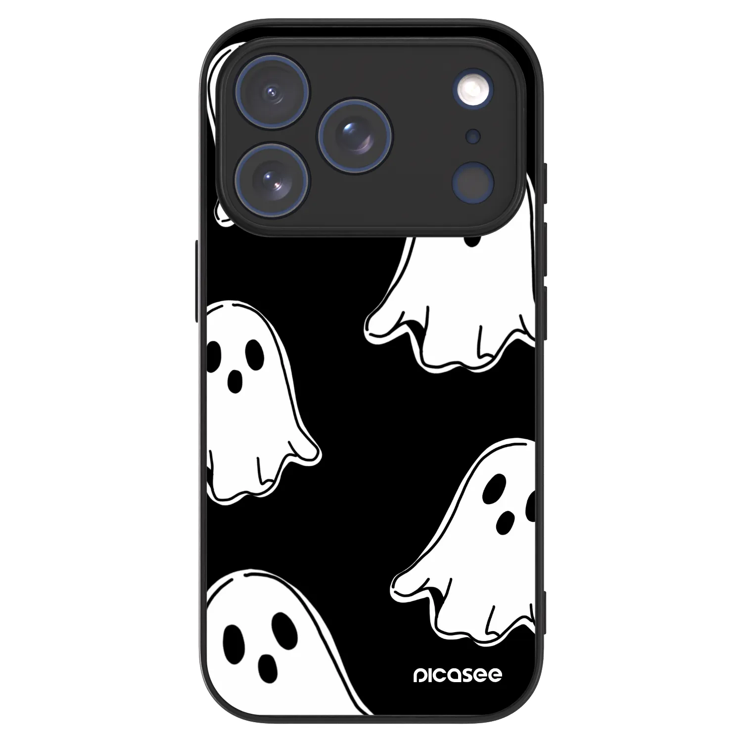 Picasee ULTIMATE CASE für Apple iPhone 17 Pro - Black ghosts