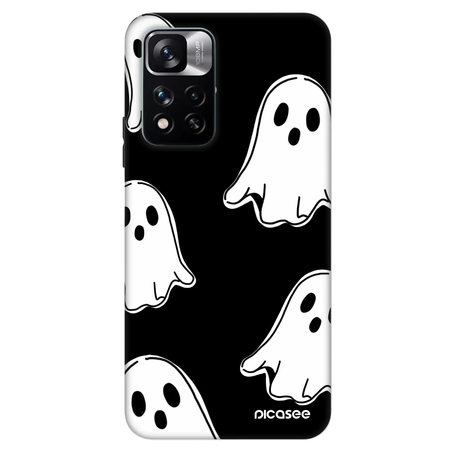 Picasee Fashion Case für Xiaomi Redmi Note 11 Pro - Black ghosts