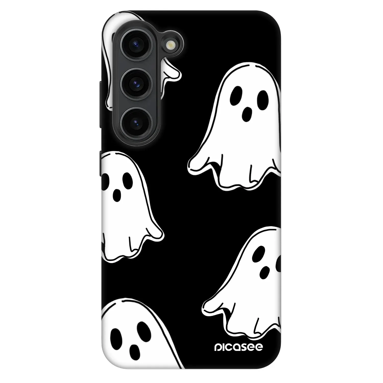 Picasee Fashion Case für Samsung Galaxy S23 5G - Black ghosts