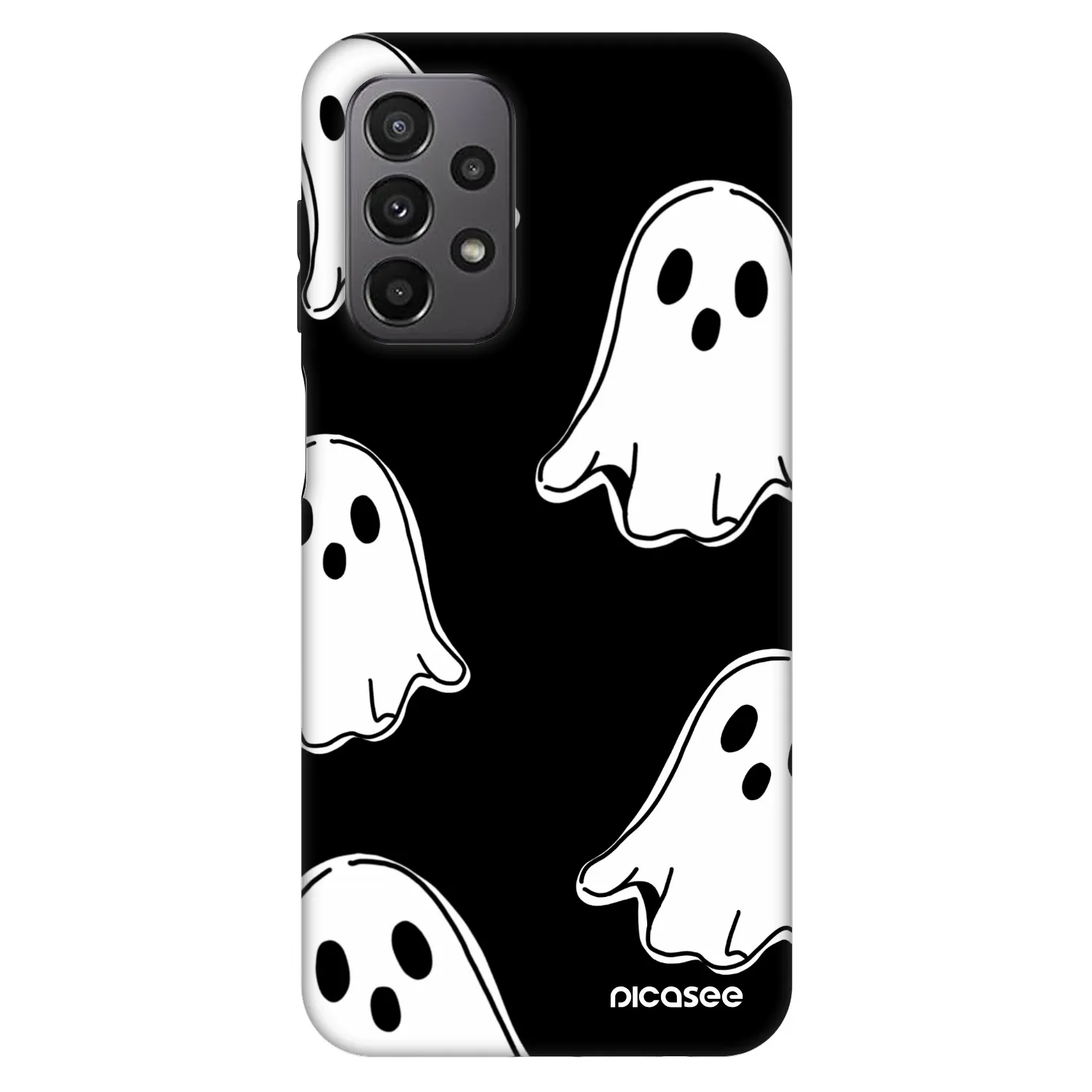 Picasee Fashion Case für Samsung Galaxy A23 A235F 4G - Black ghosts