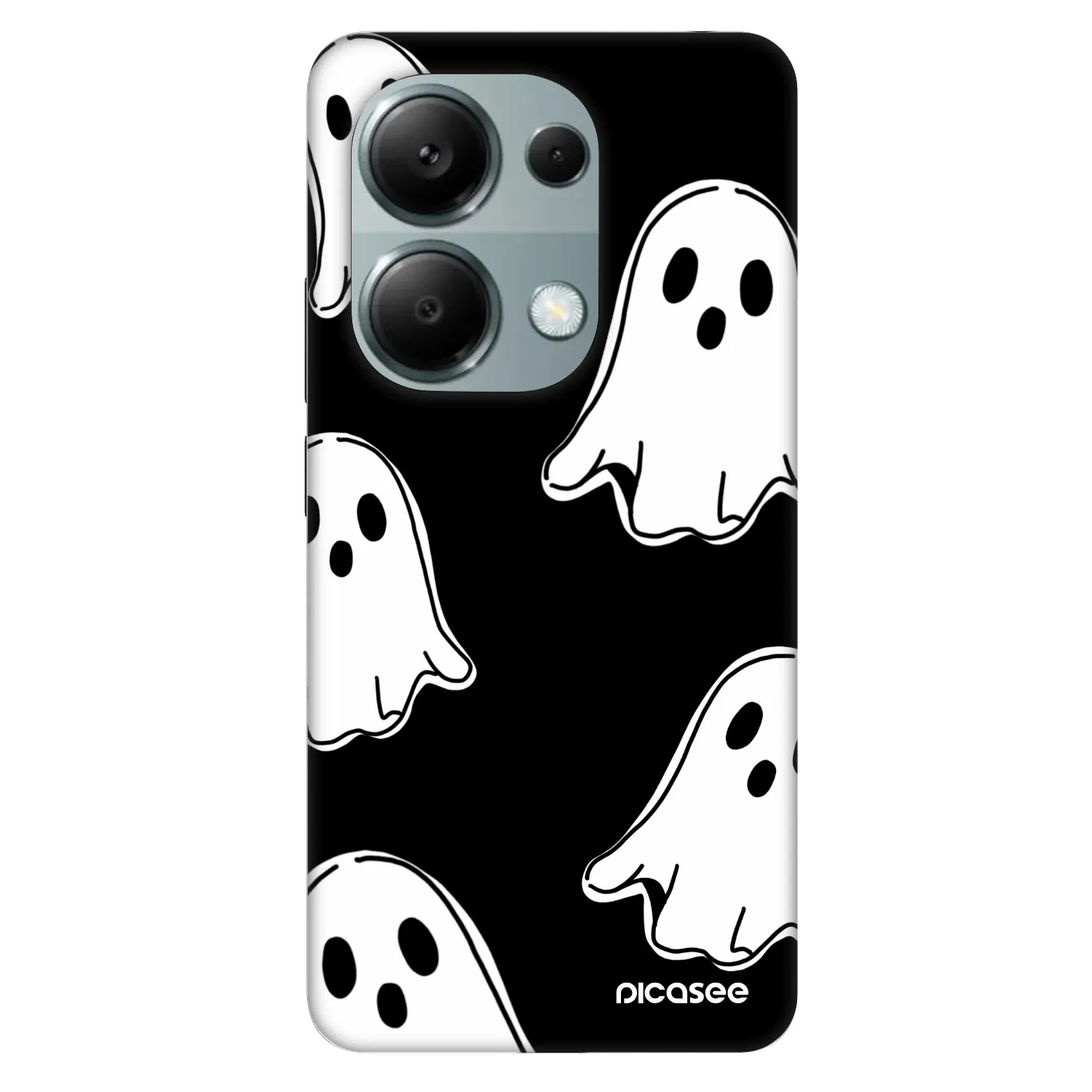 Picasee Fashion Case für Xiaomi Redmi Note 13 Pro 4G - Black ghosts