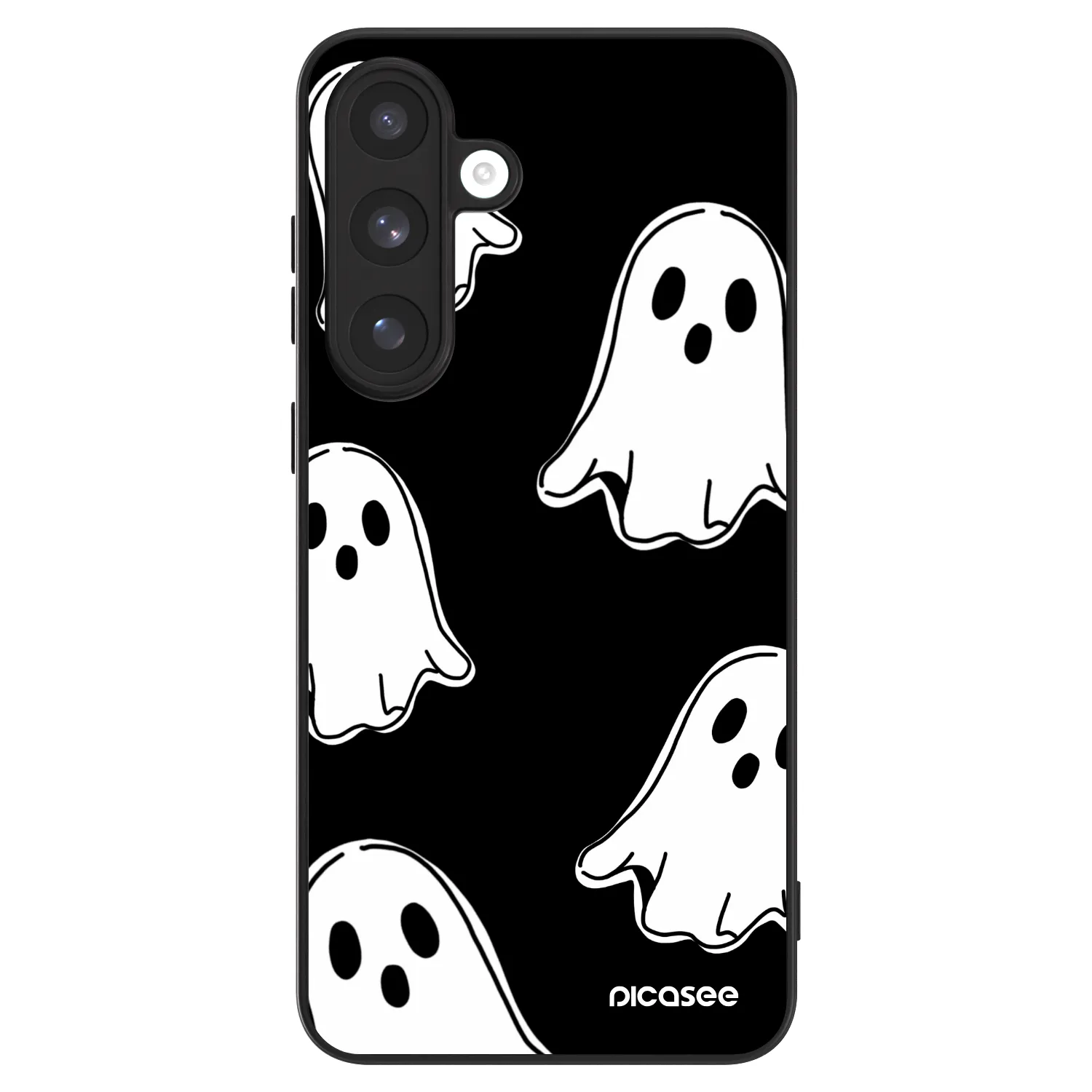 Picasee ULTIMATE CASE PowerShare für Samsung Galaxy S25 FE 5G - Black ghosts