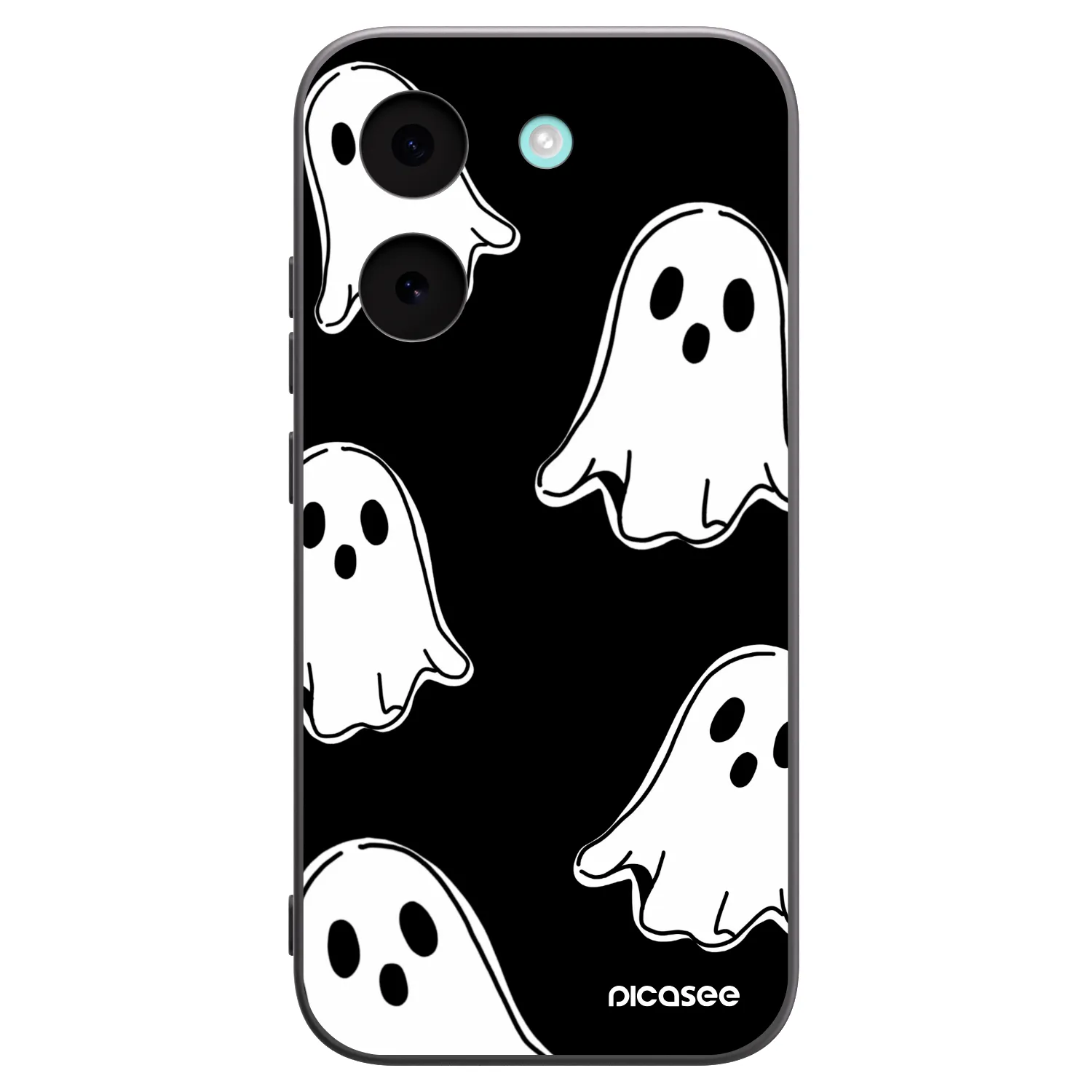 Picasee Xiaomi Poco X8 Pro Hülle - Schwarzes Silikon - Black ghosts
