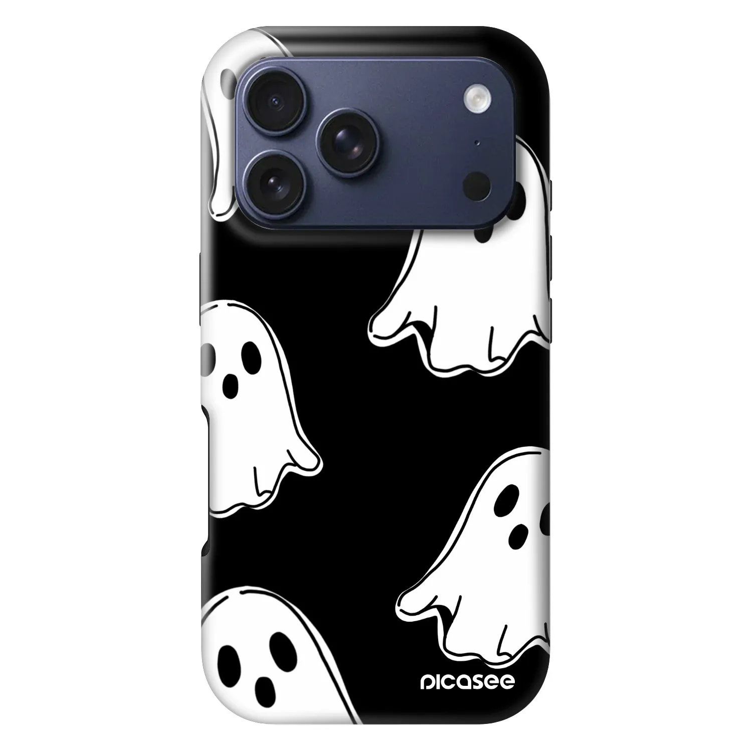 Picasee Fashion Case MagSafe für Apple iPhone 18 Pro - Black ghosts