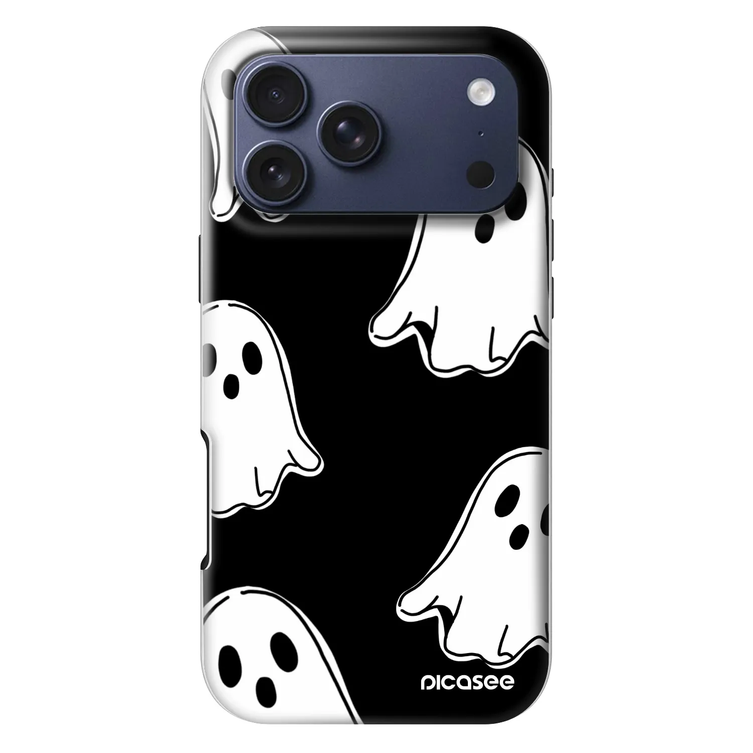 Picasee Fashion Case MagSafe für Apple iPhone 18 Pro Max - Black ghosts