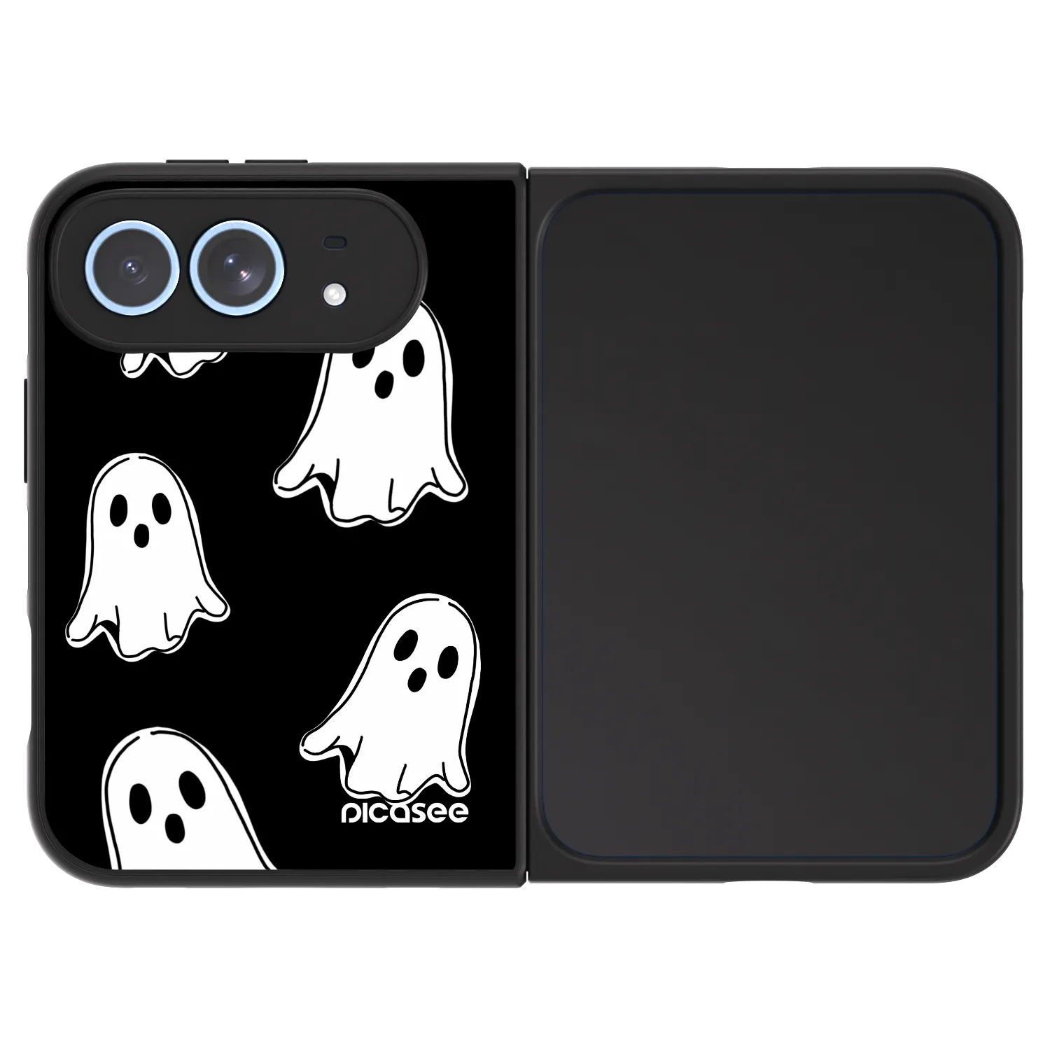 Picasee ULTIMATE CASE für Apple iPhone Duo - Black ghosts