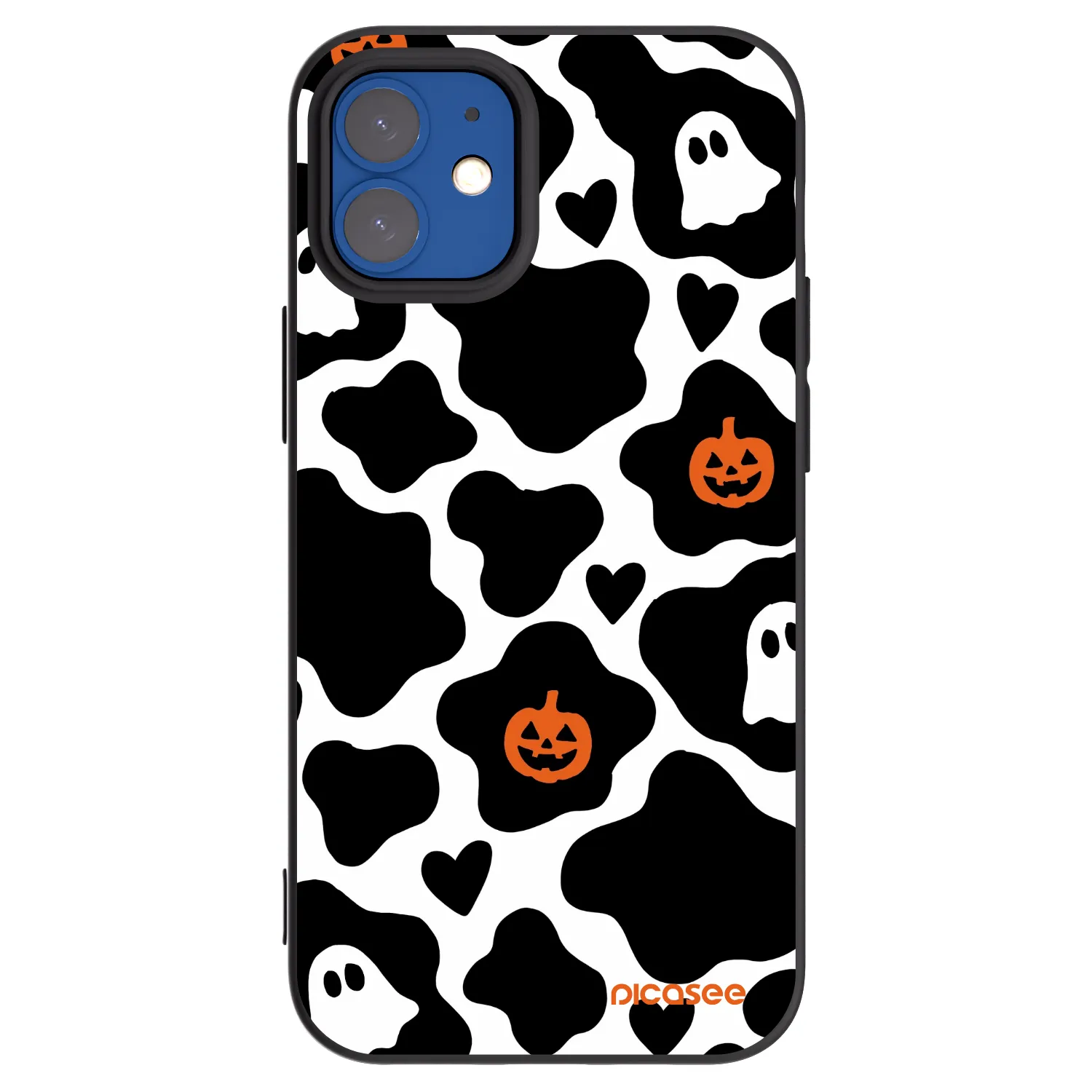 Picasee Apple iPhone 12 mini Hülle - Schwarzes Silikon - Boow