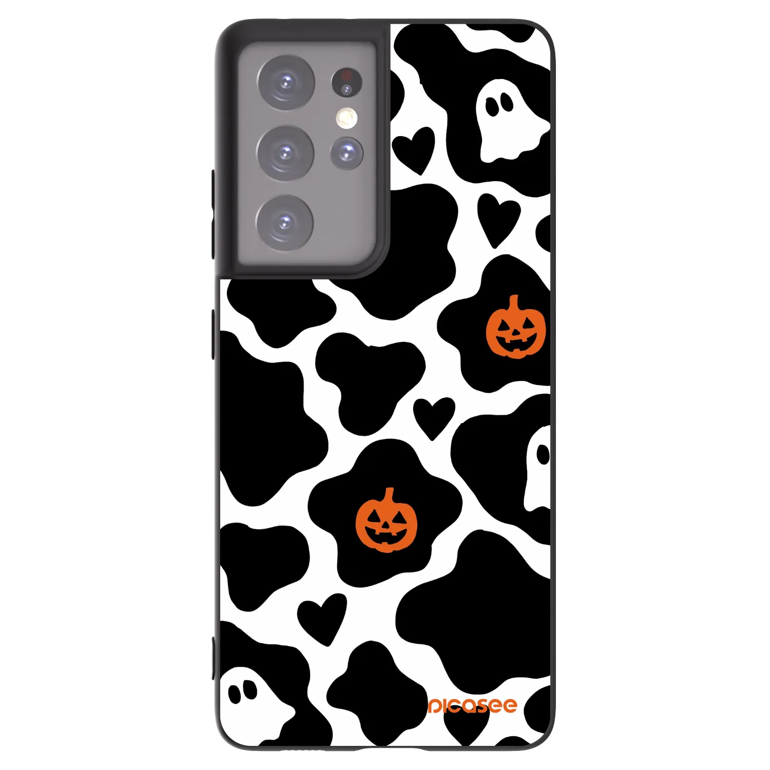 Picasee Samsung Galaxy S21 Ultra 5G G998B Hülle - Schwarzes Silikon - Boow
