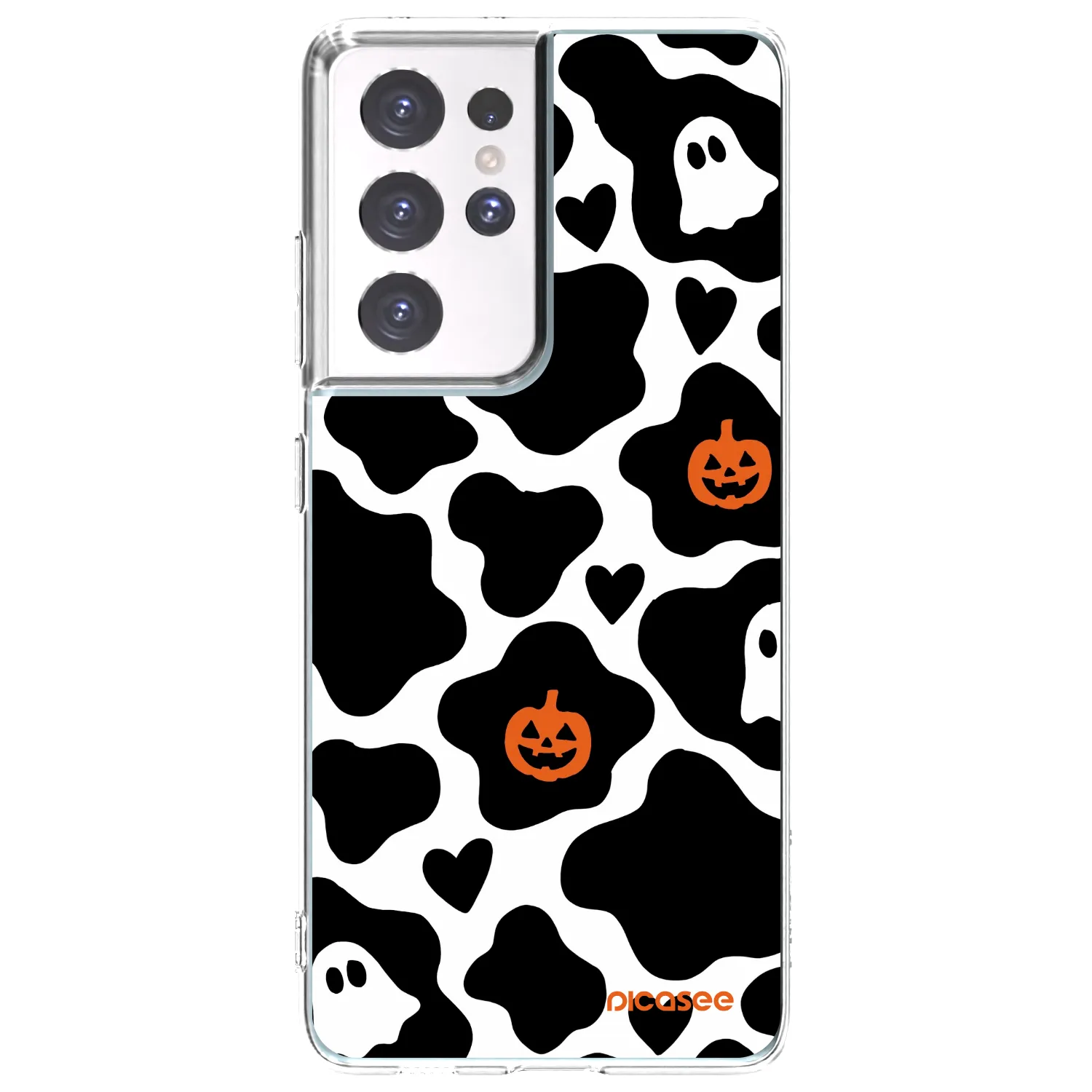 Picasee Samsung Galaxy S21 Ultra 5G G998B Hülle - Transparentes Silikon - Boow